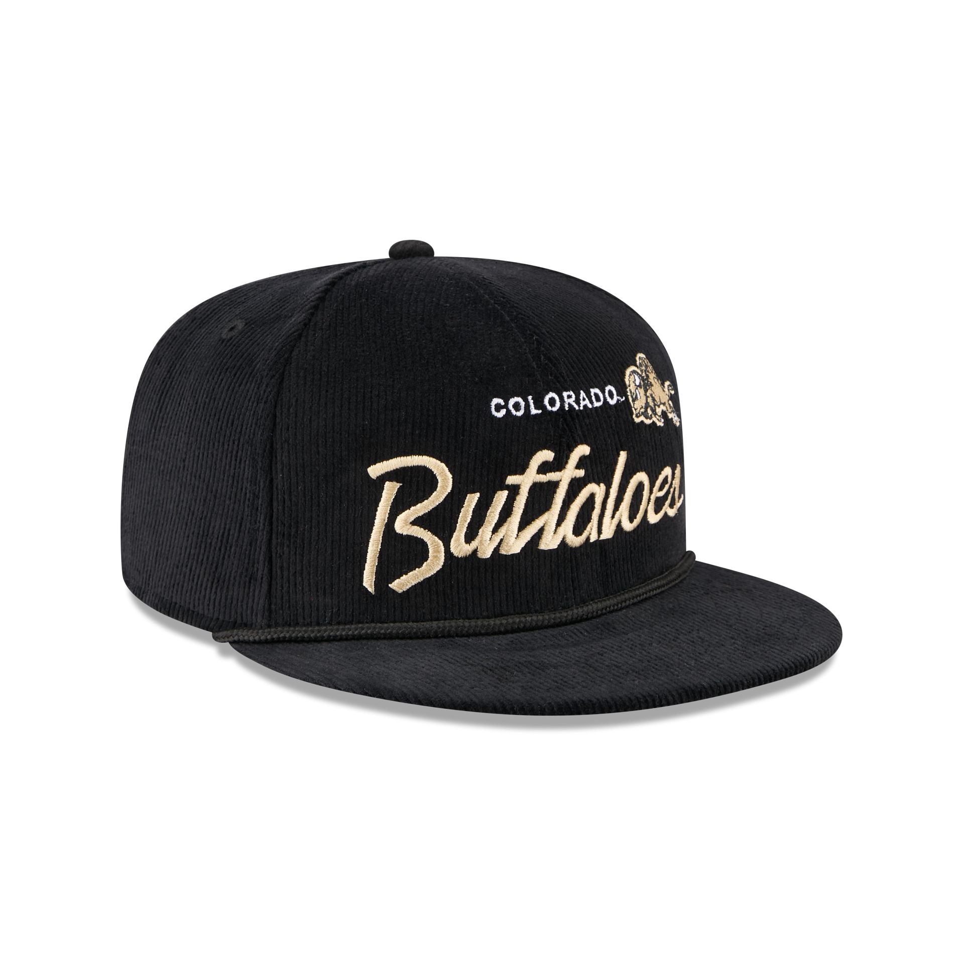 Colorado Buffaloes College Vault Corduroy Rope 9FIFTY Snapback Hat - Image 3