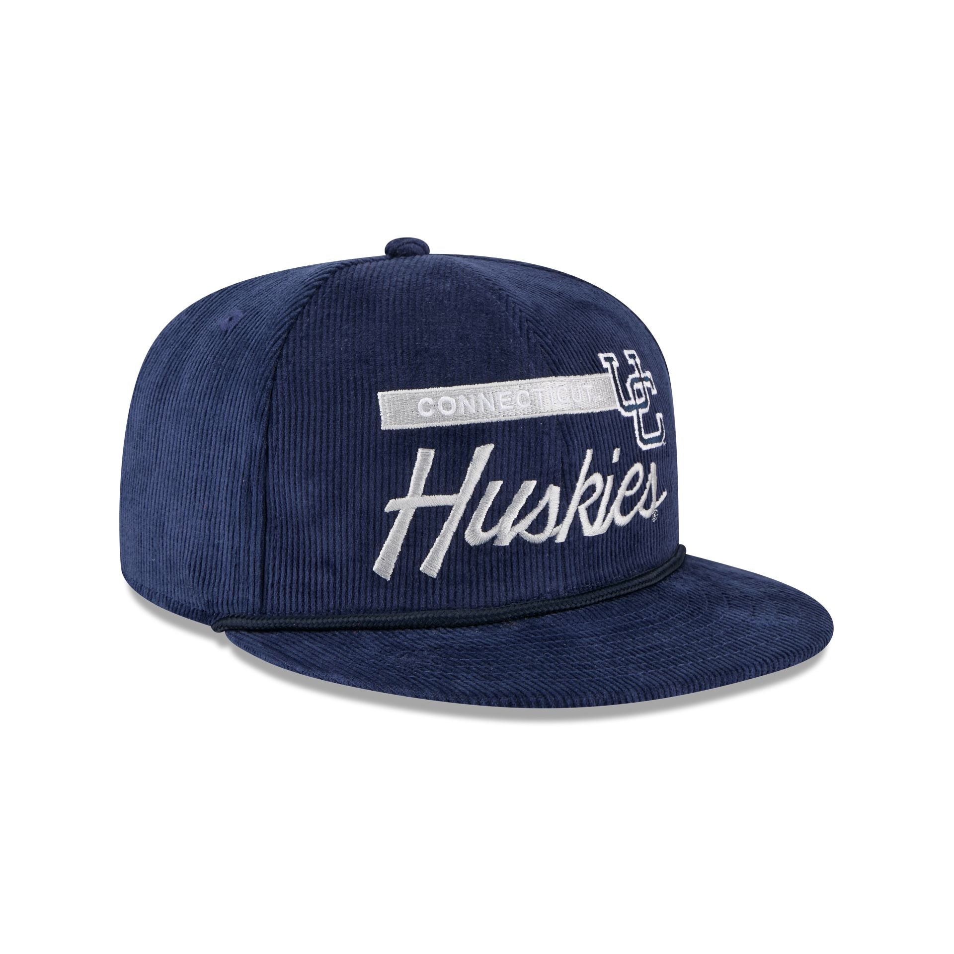 Connecticut Huskies College Vault Corduroy Rope 9FIFTY Snapback Hat - Image 3