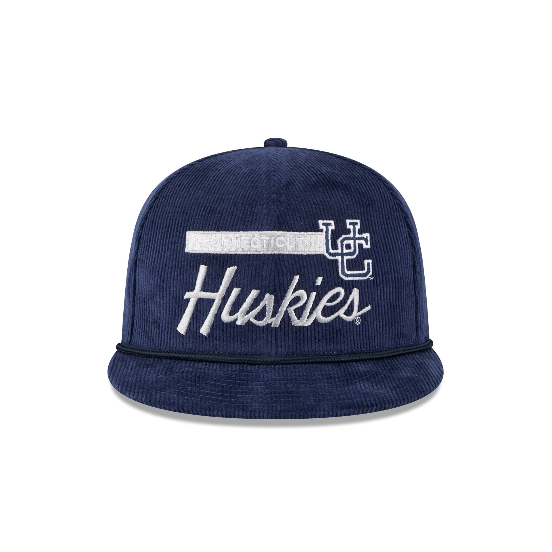 Connecticut Huskies College Vault Corduroy Rope 9FIFTY Snapback Hat - Image 2