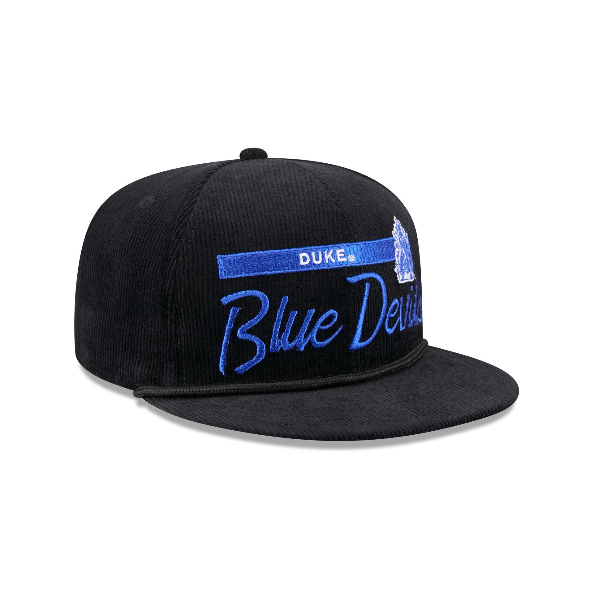 Duke Blue Devils College Vault Corduroy Rope 9FIFTY Snapback Hat - Image 3