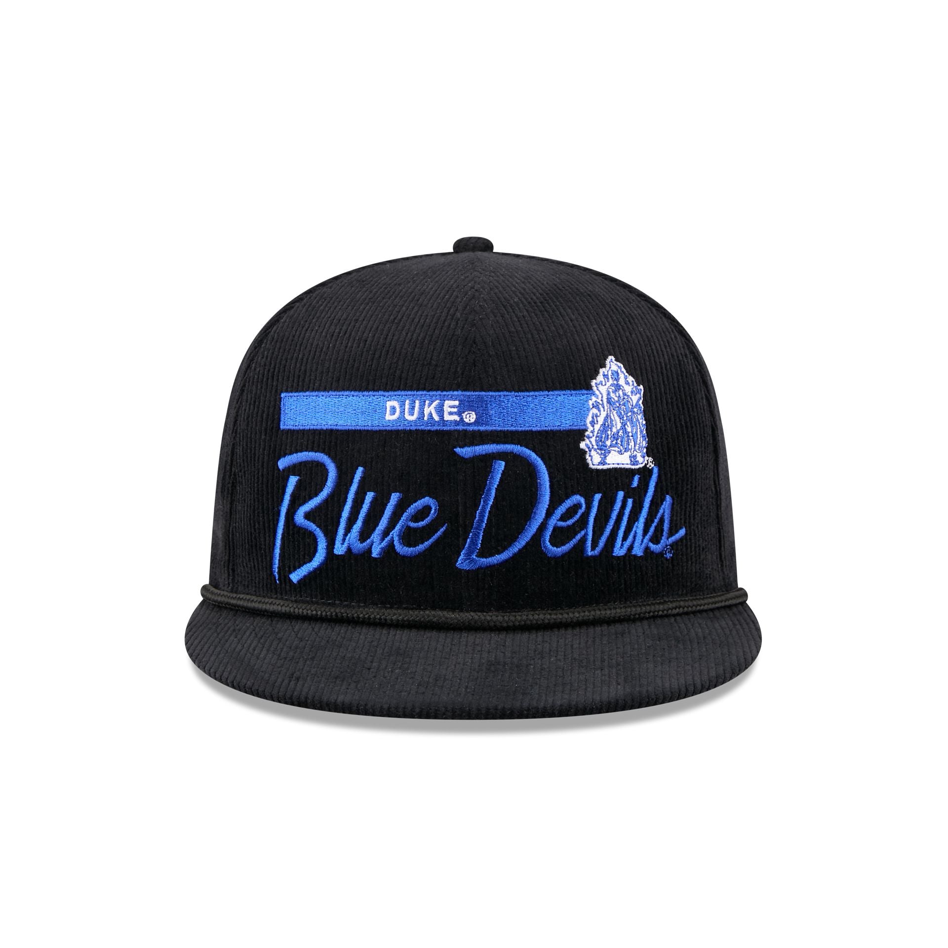 Duke Blue Devils College Vault Corduroy Rope 9FIFTY Snapback Hat - Image 2