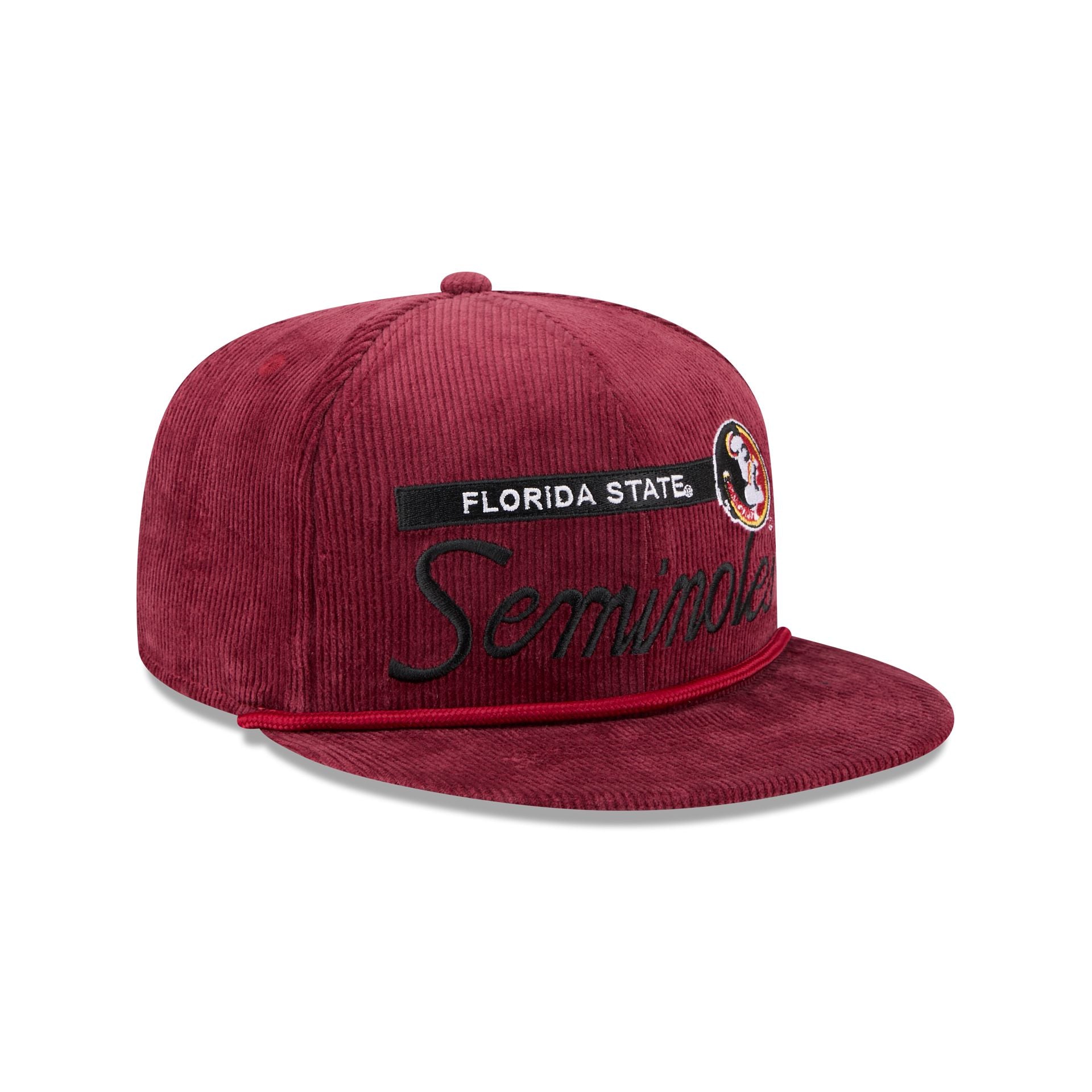 Florida State Seminoles College Vault Corduroy Rope 9FIFTY Snapback Ha - Image 3
