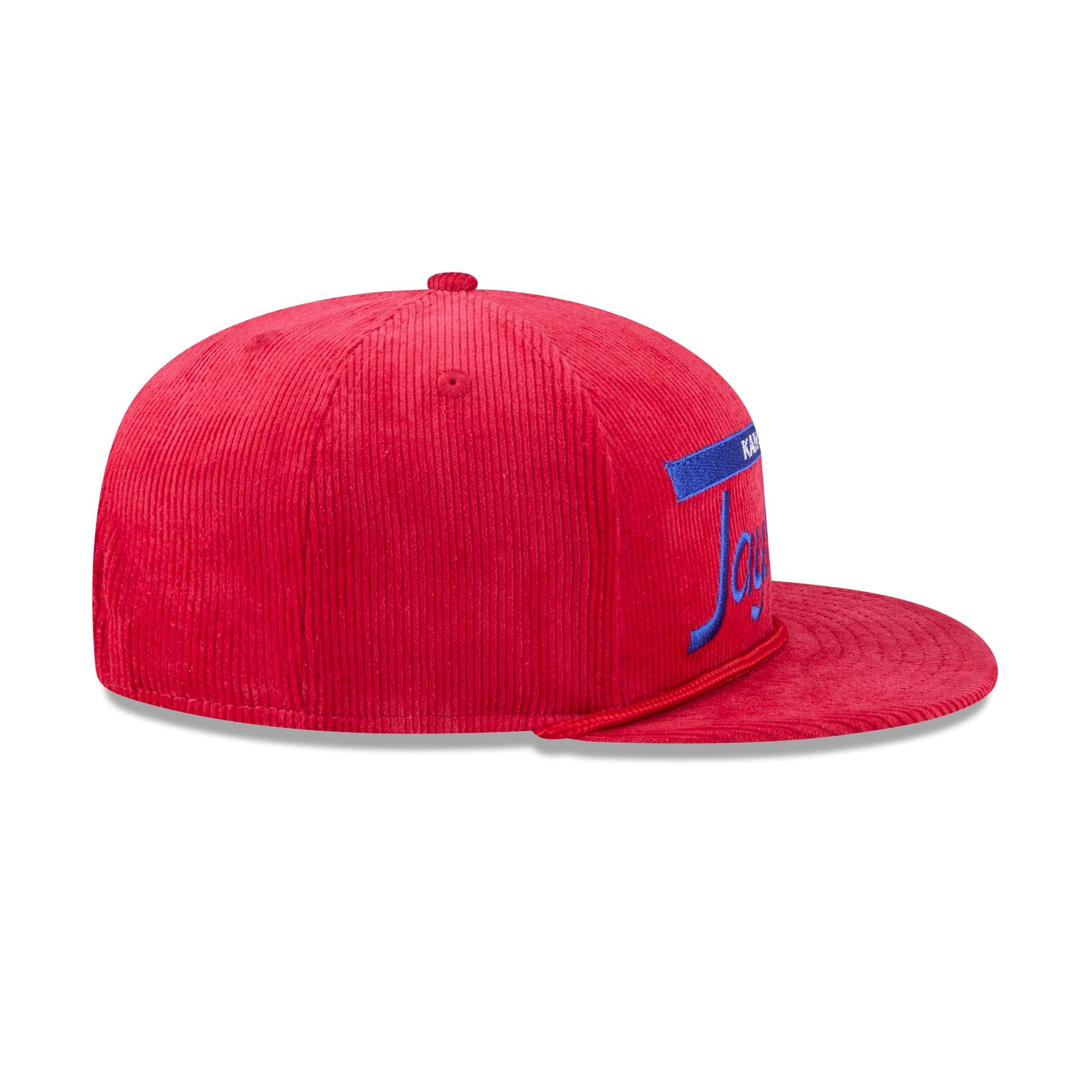 Kansas Jayhawks College Vault Corduroy Rope 9FIFTY Snapback Hat - Image 5