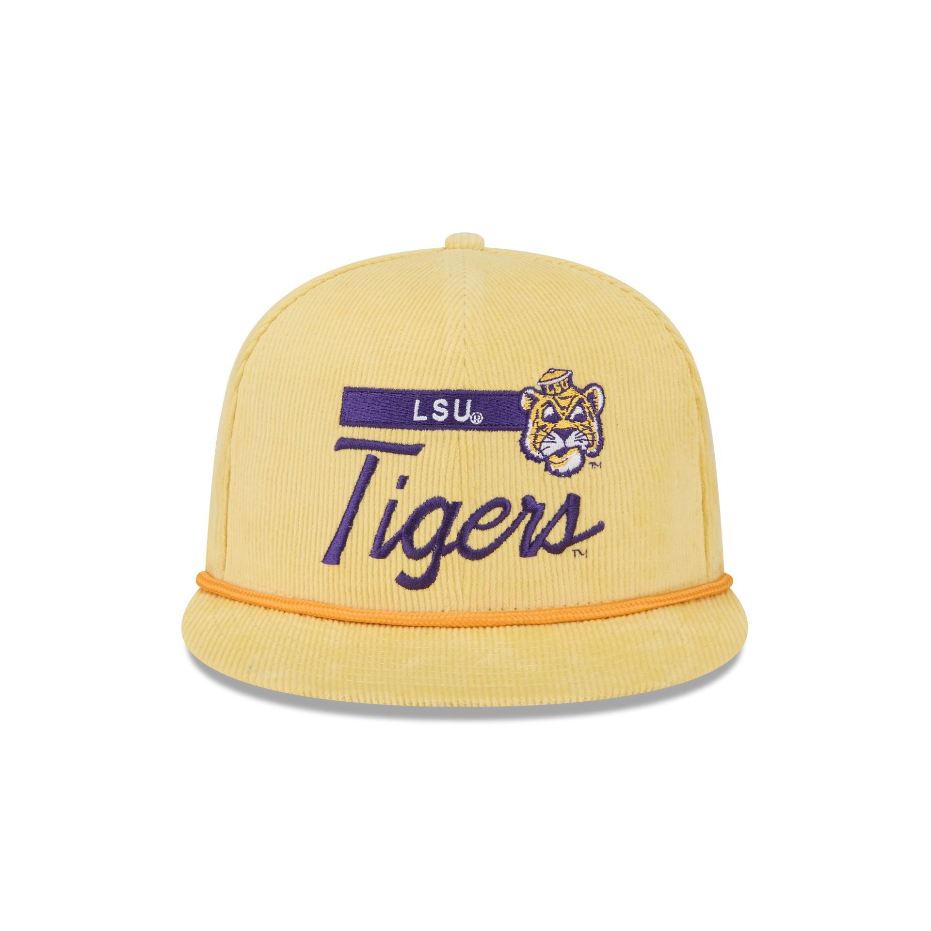 LSU Tigers College Vault Corduroy Rope 9FIFTY Snapback Hat - Image 2