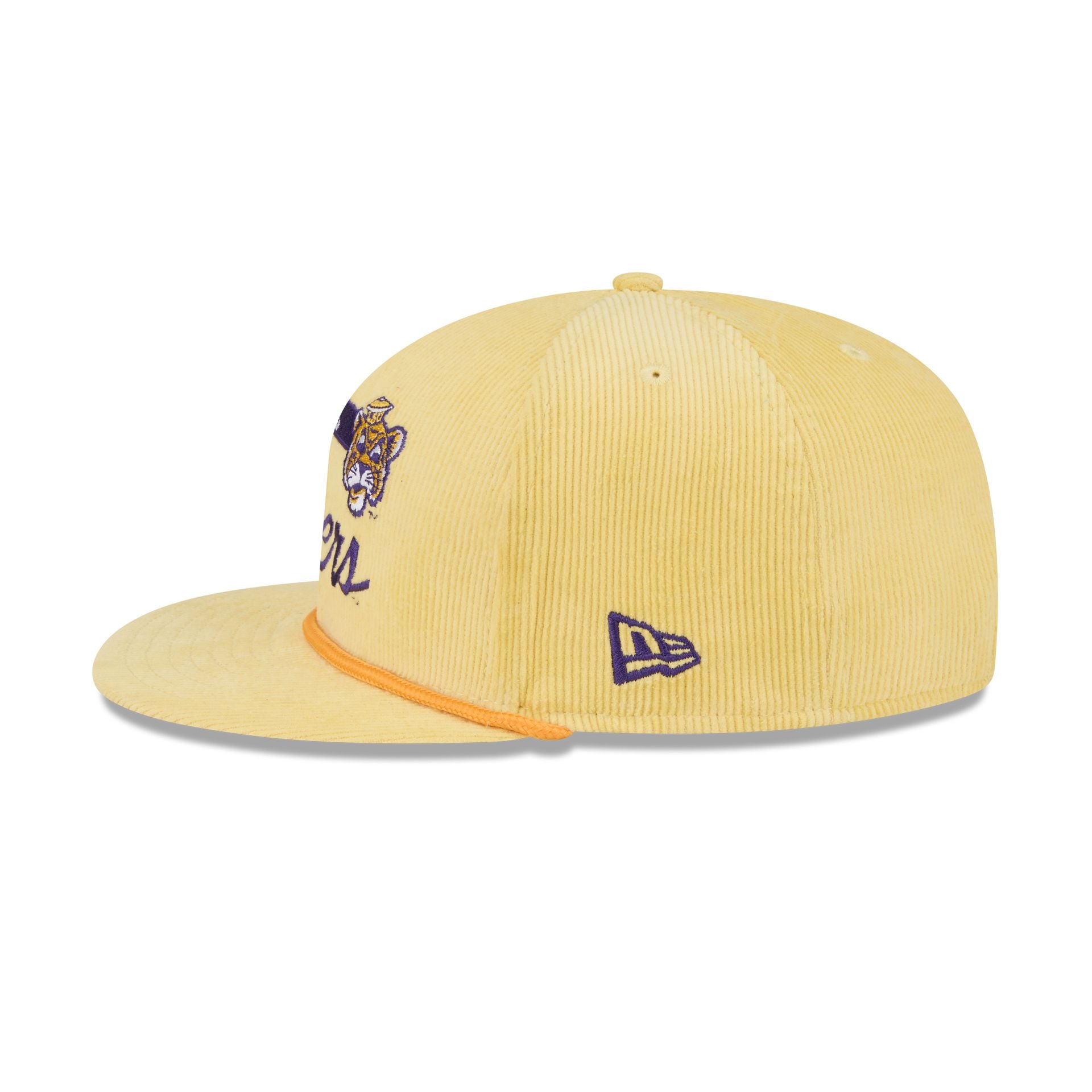 LSU Tigers College Vault Corduroy Rope 9FIFTY Snapback Hat - Image 4