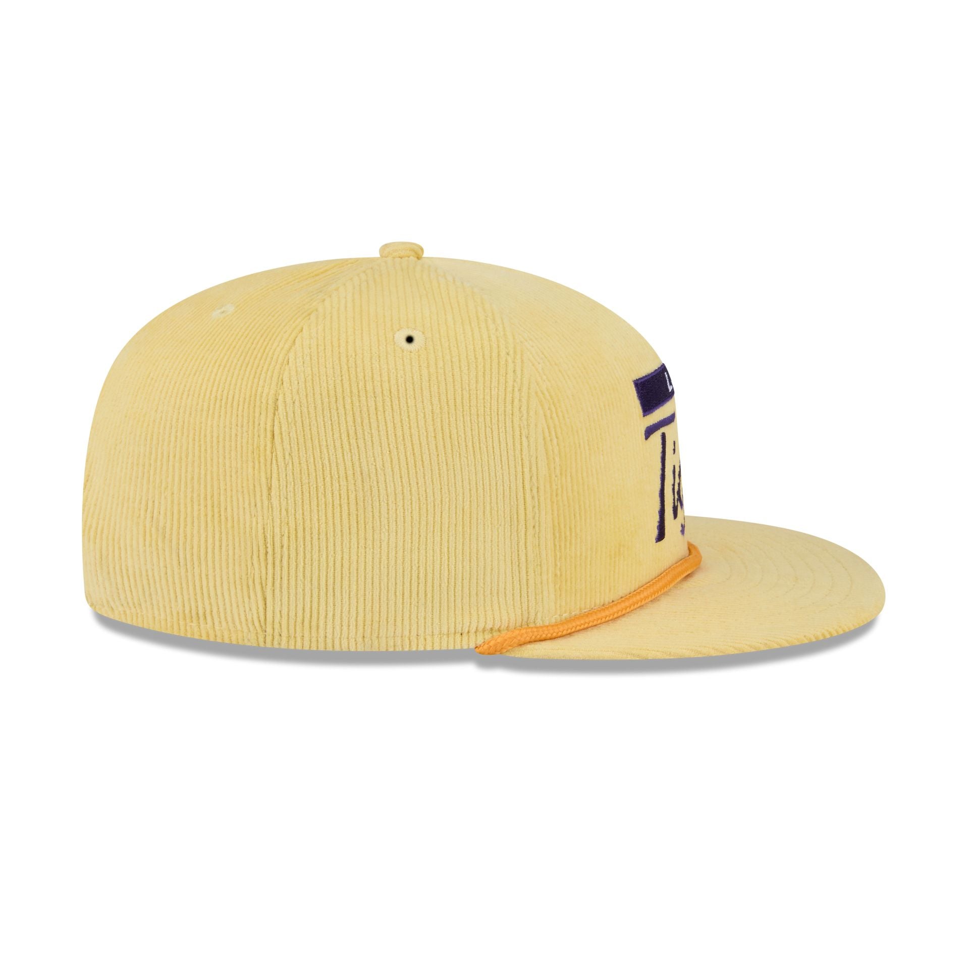LSU Tigers College Vault Corduroy Rope 9FIFTY Snapback Hat - Image 5