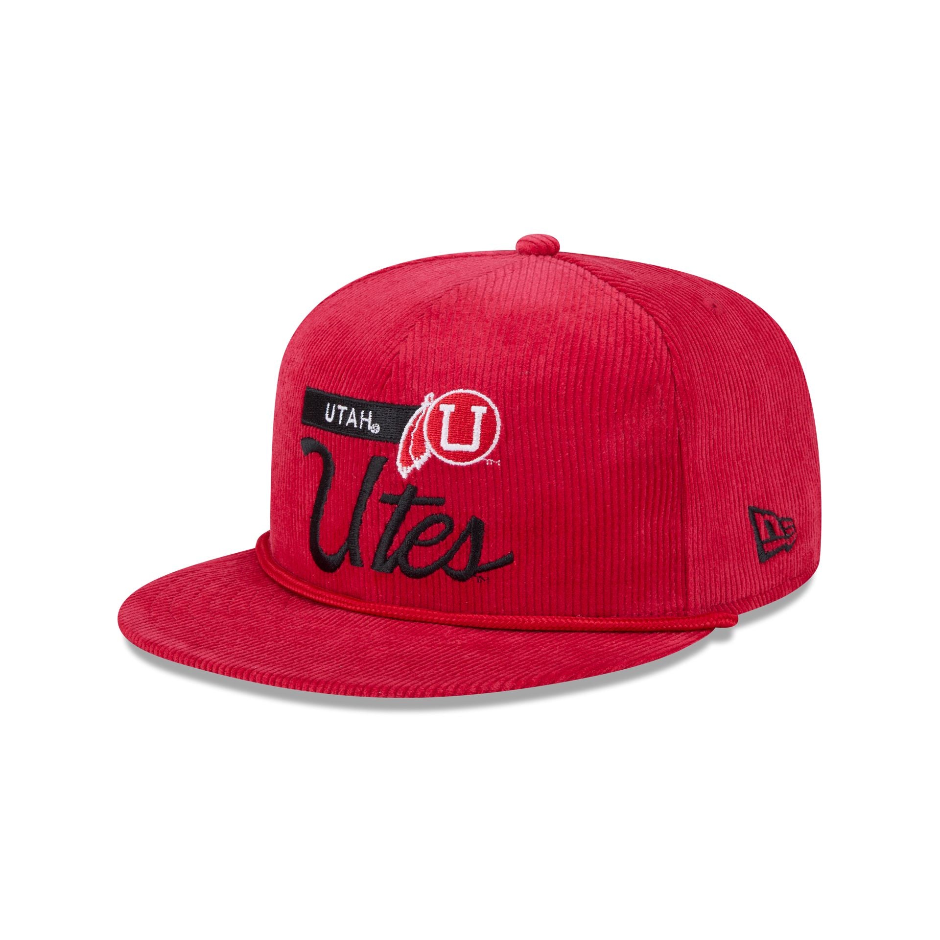 Utah Utes College Vault Corduroy Rope 9FIFTY Snapback Hat
