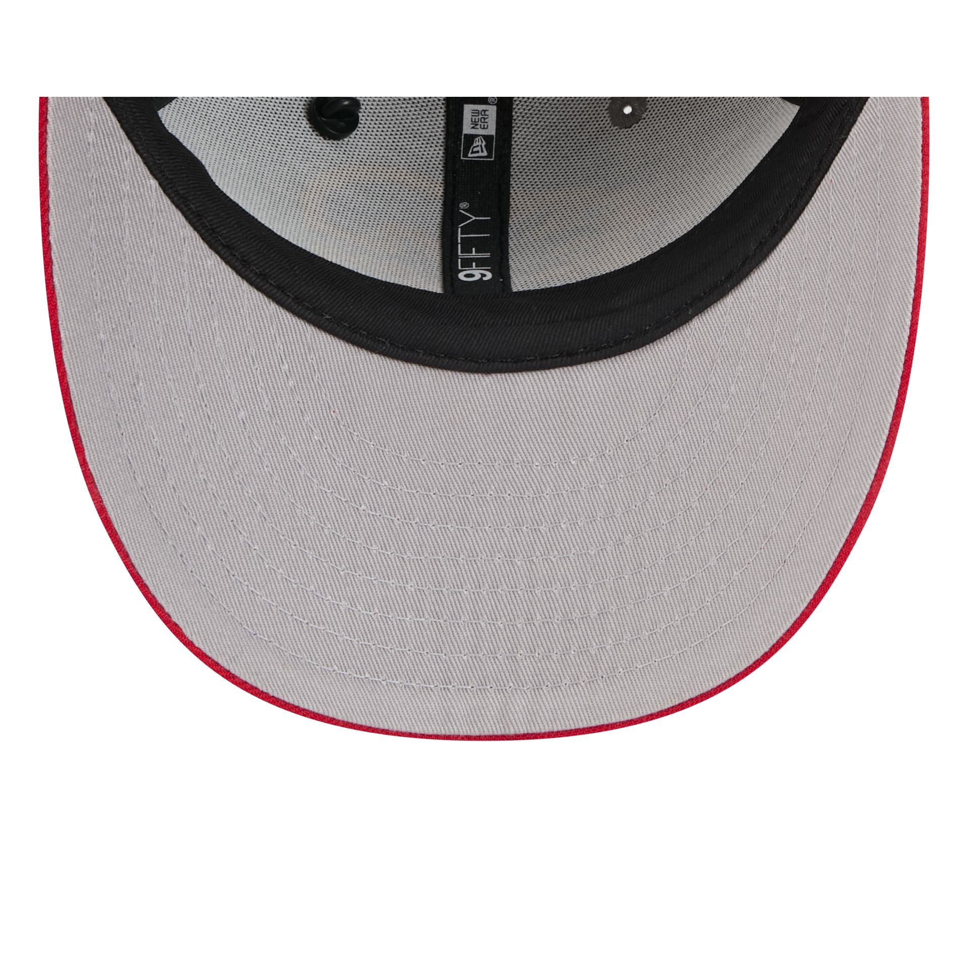 Calgary Flames Heather Gray Wool Low Profile 9FIFTY Snapback Hat - Image 7
