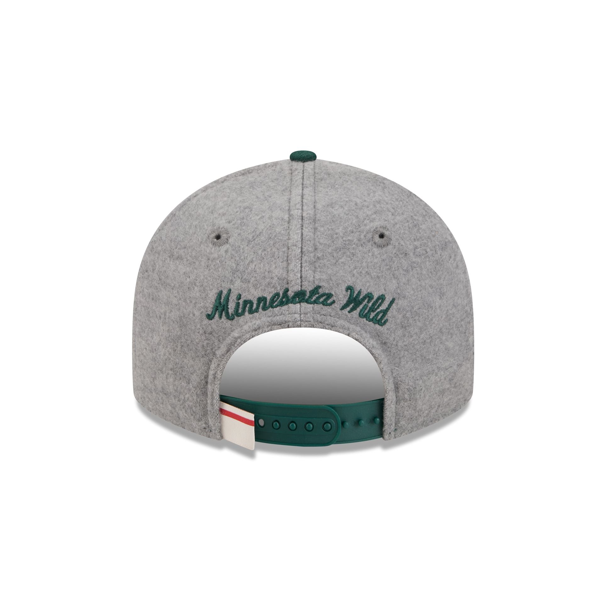 Minnesota Wild Heather Gray Wool Low Profile 9FIFTY Snapback Hat - Image 6