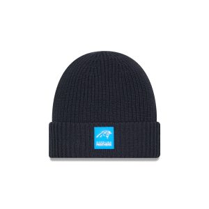 Carolina Panthers 2025 Sideline Cold Weather Steel Clouds Cuff Knit Be