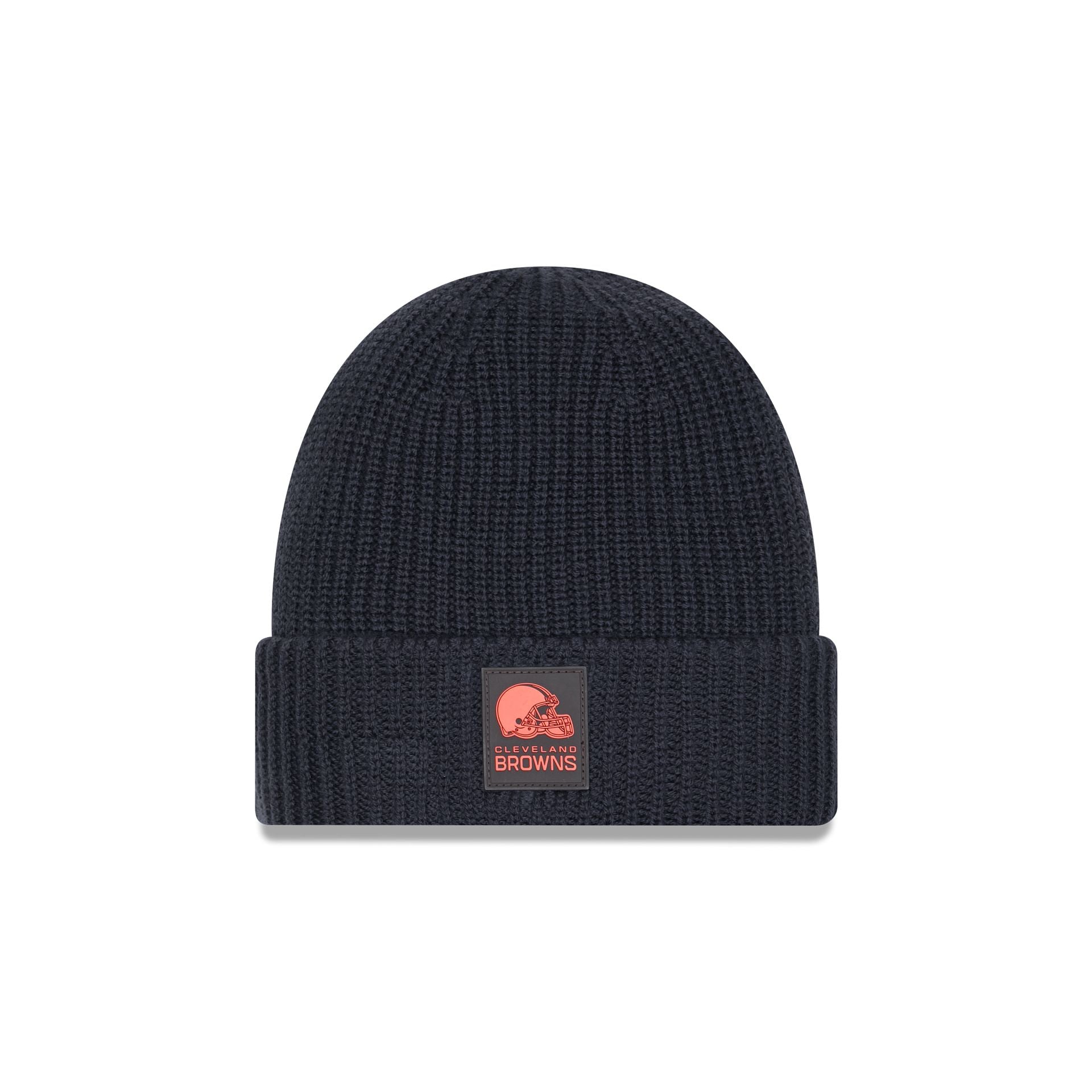 Cleveland Browns 2025 Sideline Cold Weather Steel Clouds Cuff Knit Bea