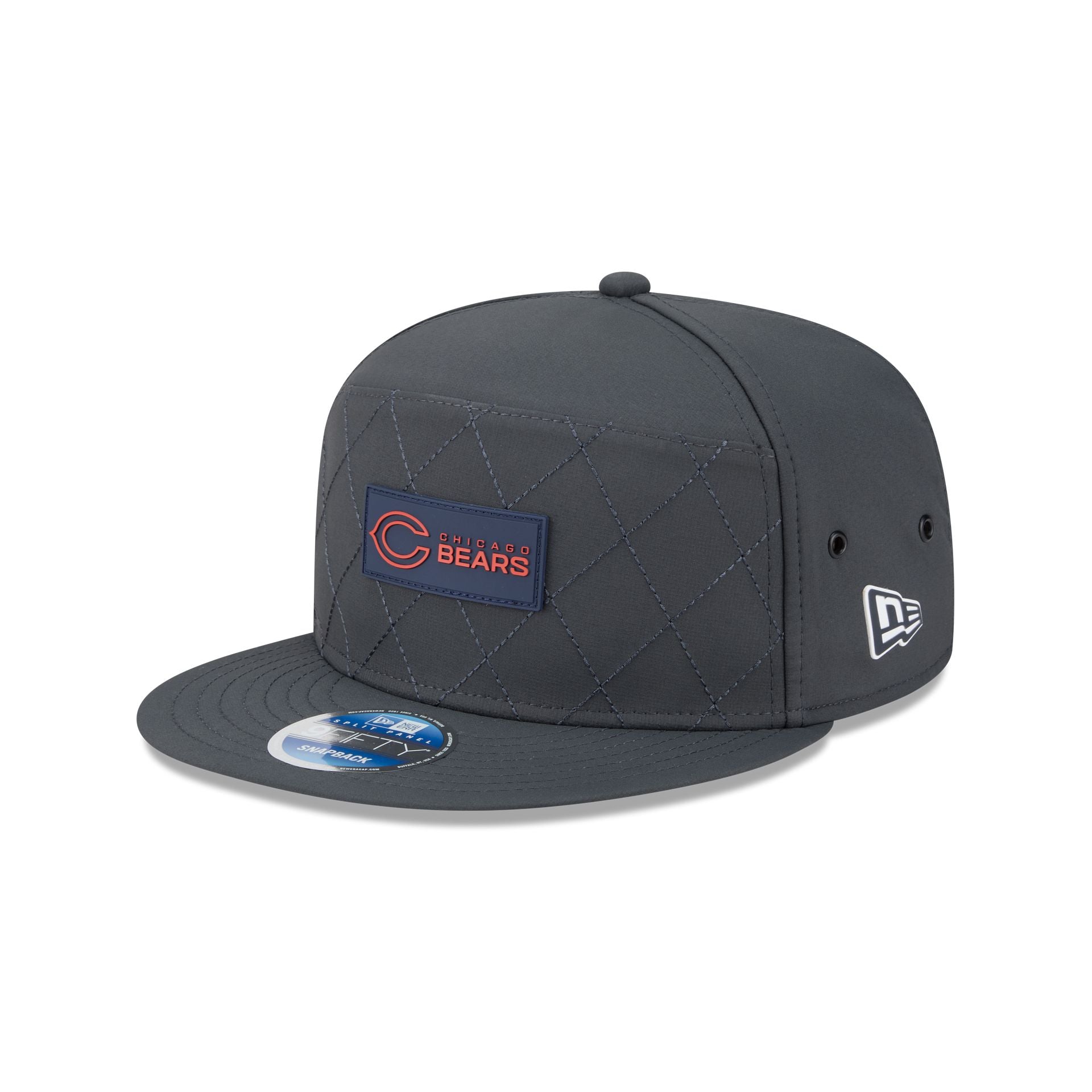 Chicago Bears 2025 Sideline Cold Weather Steel Clouds Split Panel 9FIF