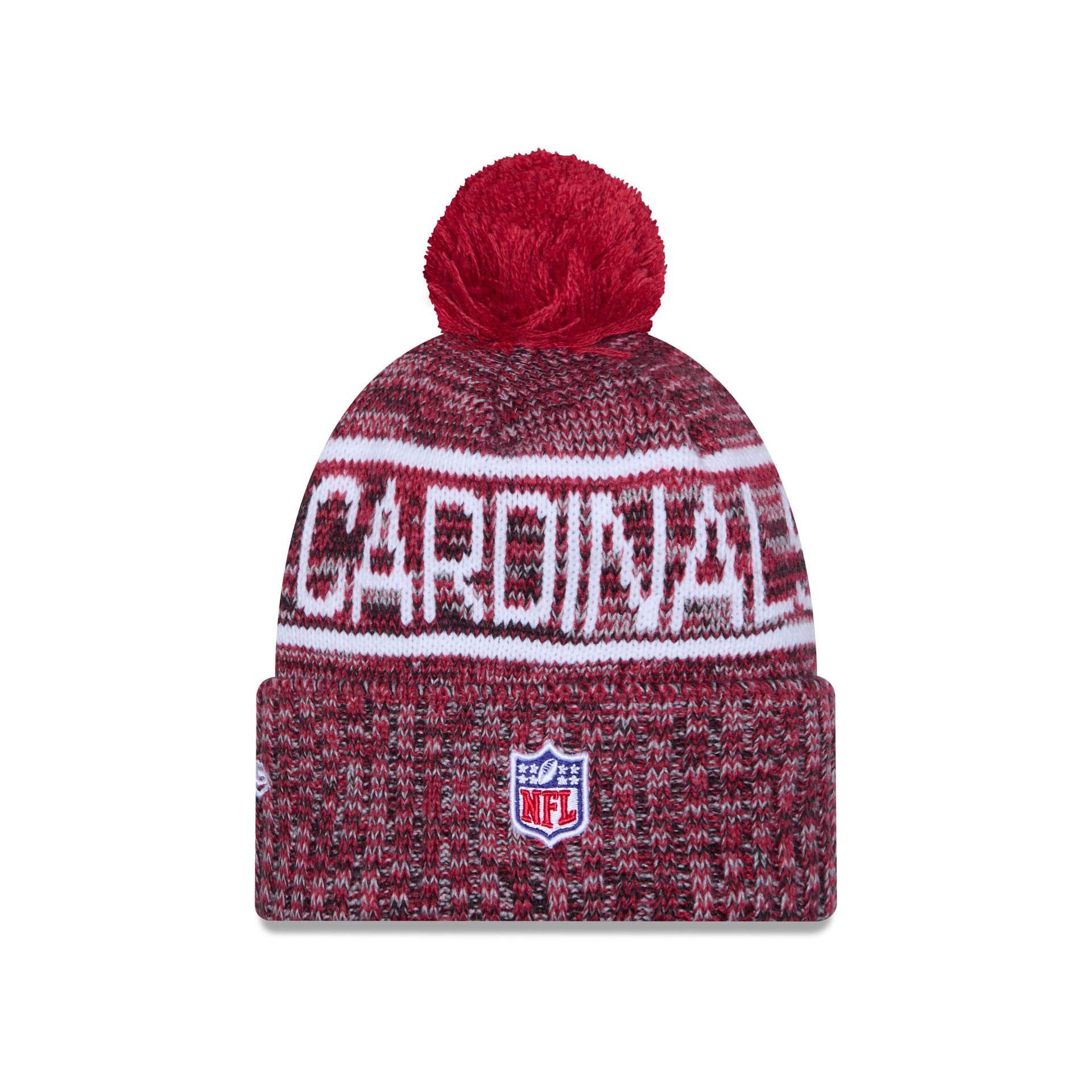 Arizona Cardinals 2025 Sideline Cold Weather Pom Knit Hat - Image 3