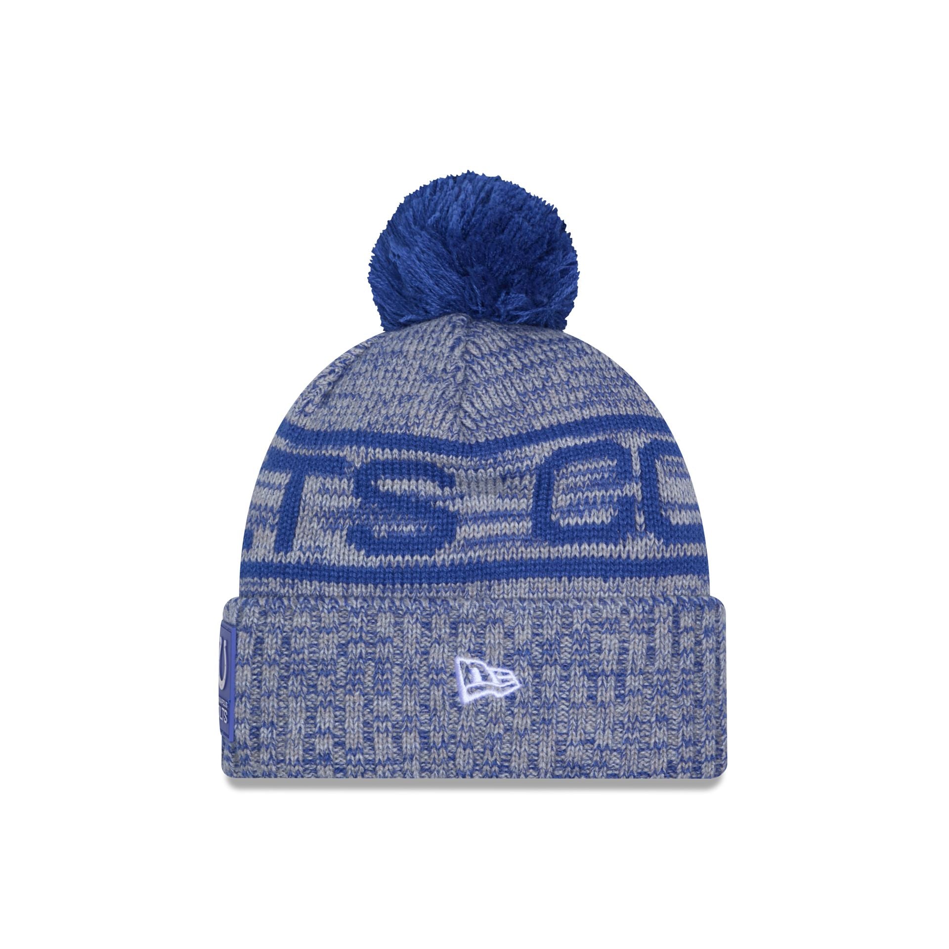 Indianapolis Colts 2025 Sideline Cold Weather Pom Knit Hat - Image 3