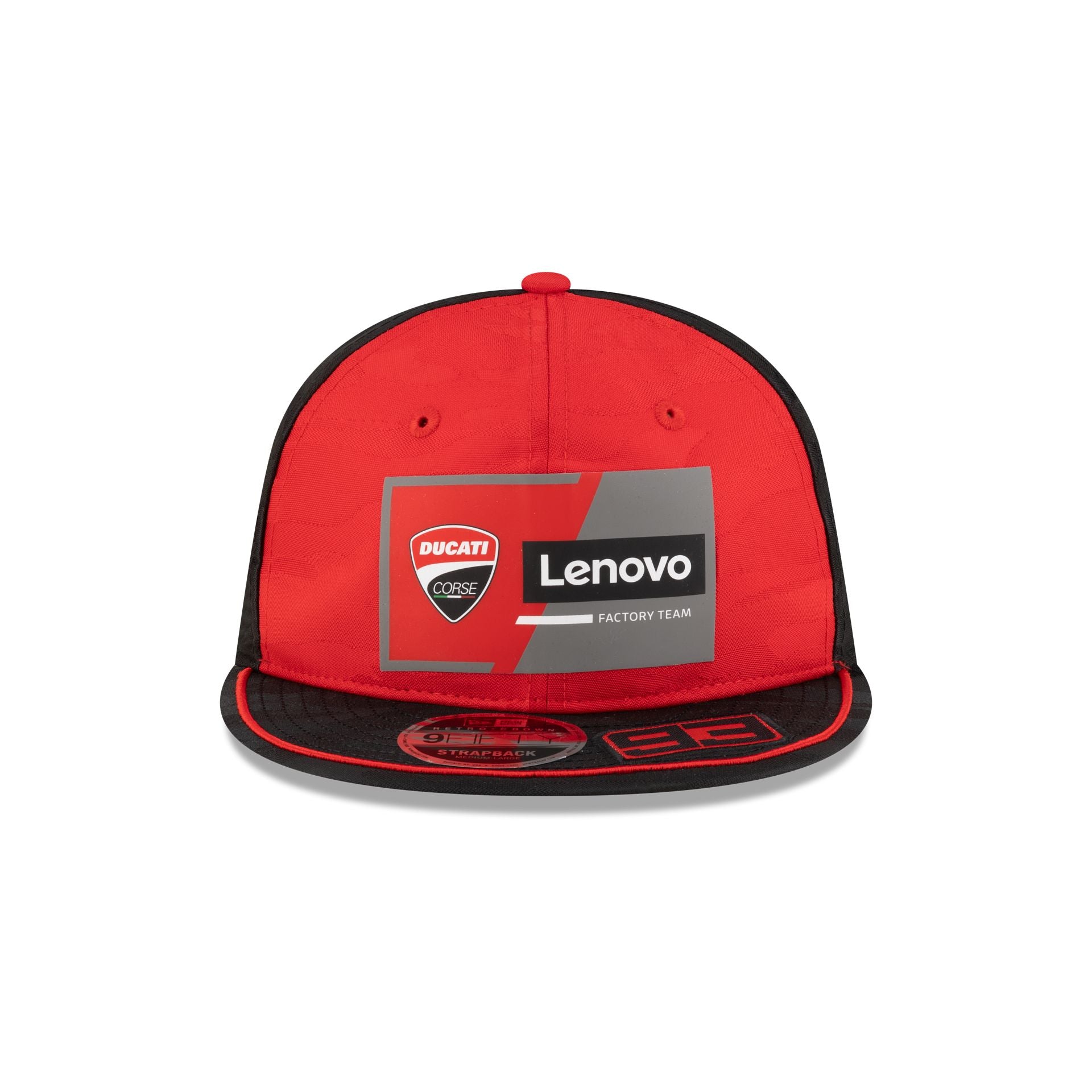 Ducati Lenovo Team MotoGP Marc Marquez Teamline Retro Crown 9FIFTY Str - Image 2