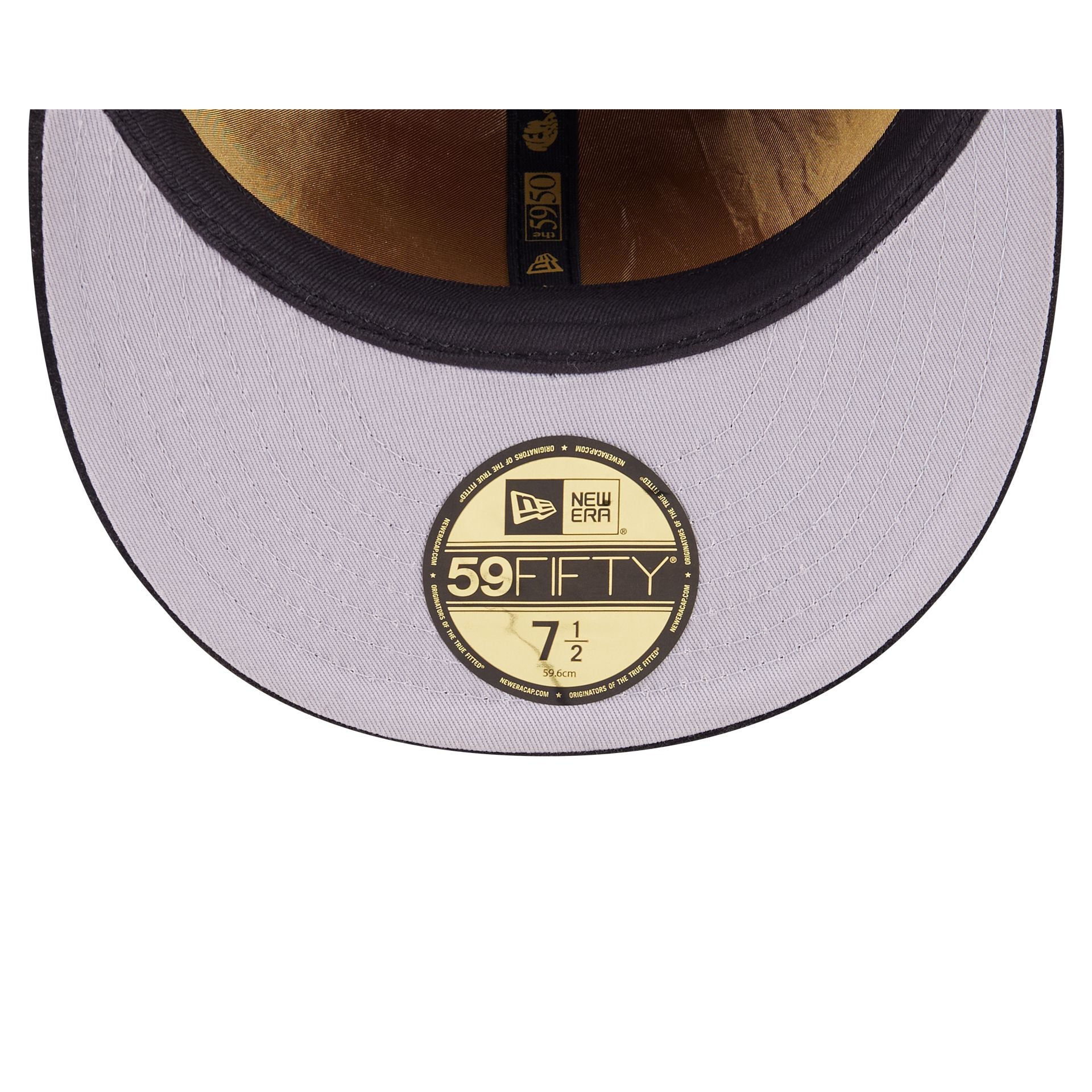 Los Angeles Lakers Black Velvet 59FIFTY Fitted Hat - Image 7