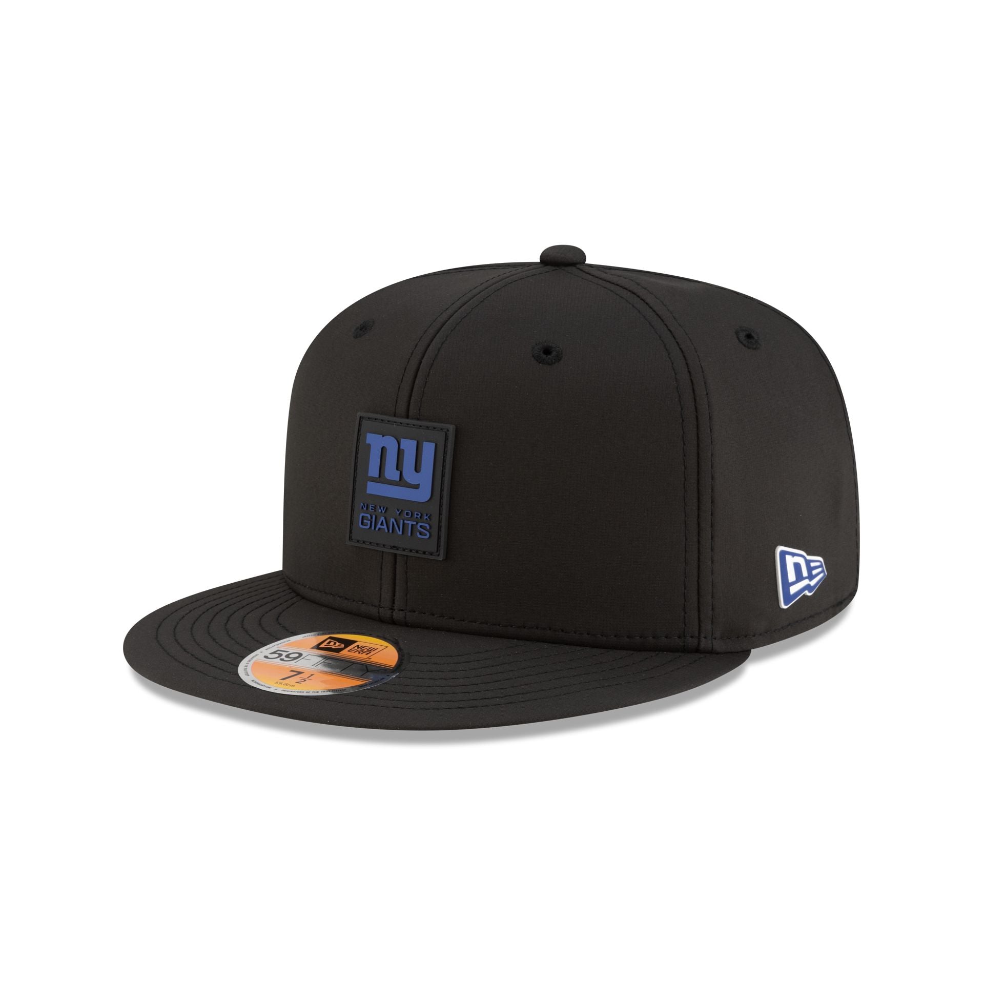 New York Giants 2025 Sideline Hot Weather Black 59FIFTY Fitted Hat