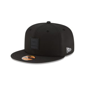 Chicago Bears 2025 Sideline Hot Weather Black C 59FIFTY Fitted Hat