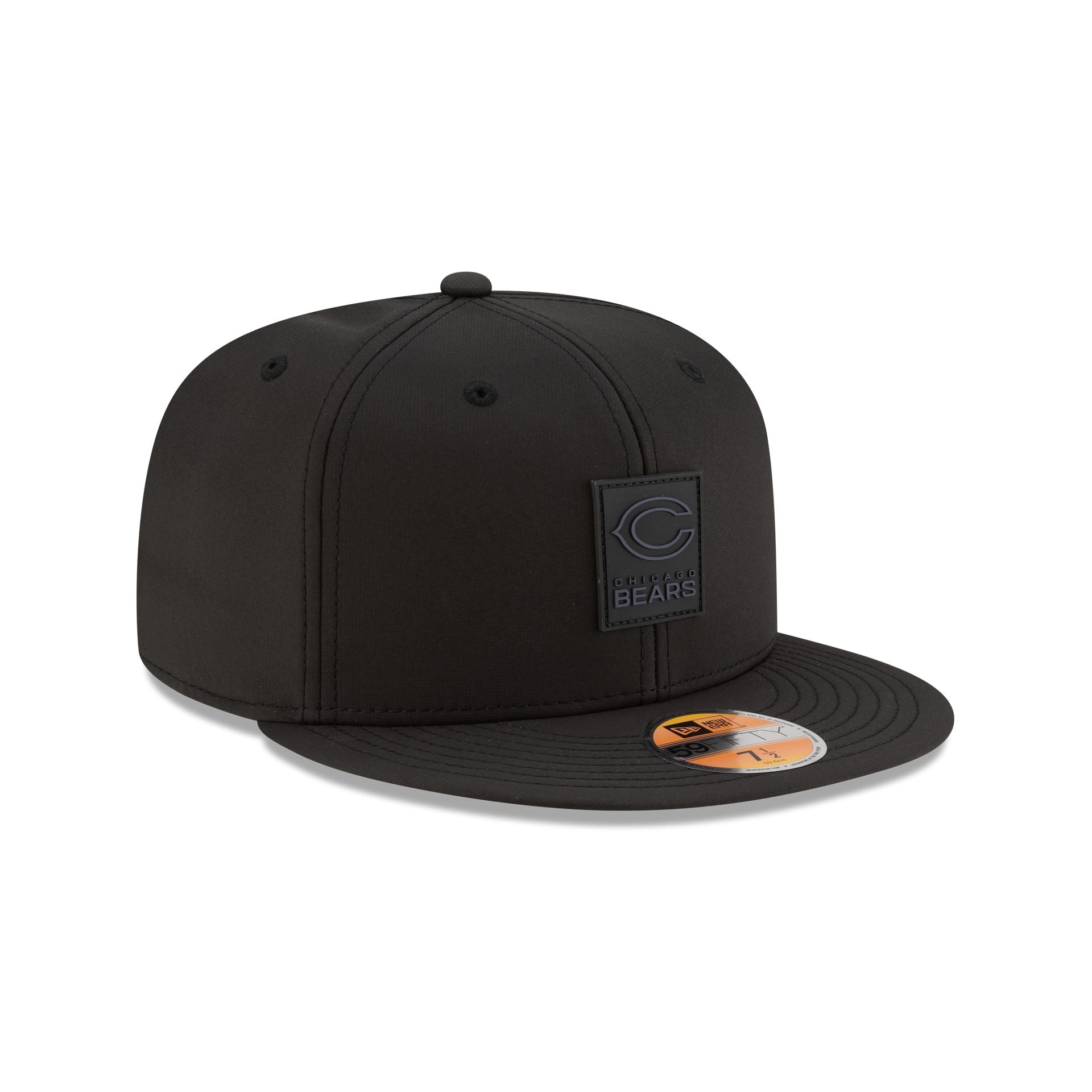Chicago Bears 2025 Sideline Hot Weather Black C 59FIFTY Fitted Hat - Image 3