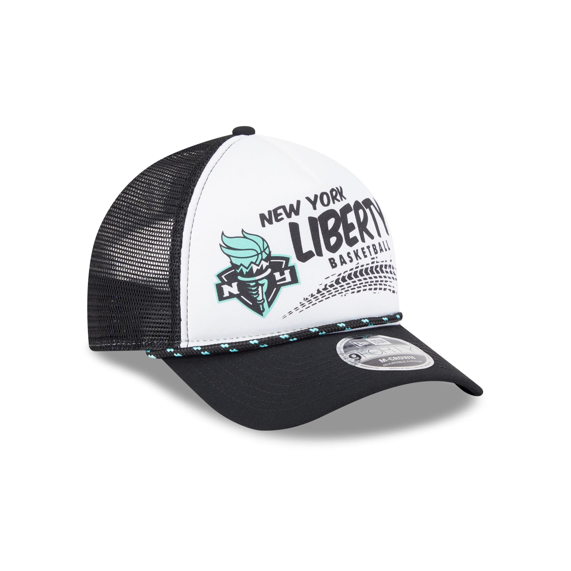 New York Liberty 2025 All-Star Game 9FORTY M-Crown A-Frame Trucker Hat - Image 3