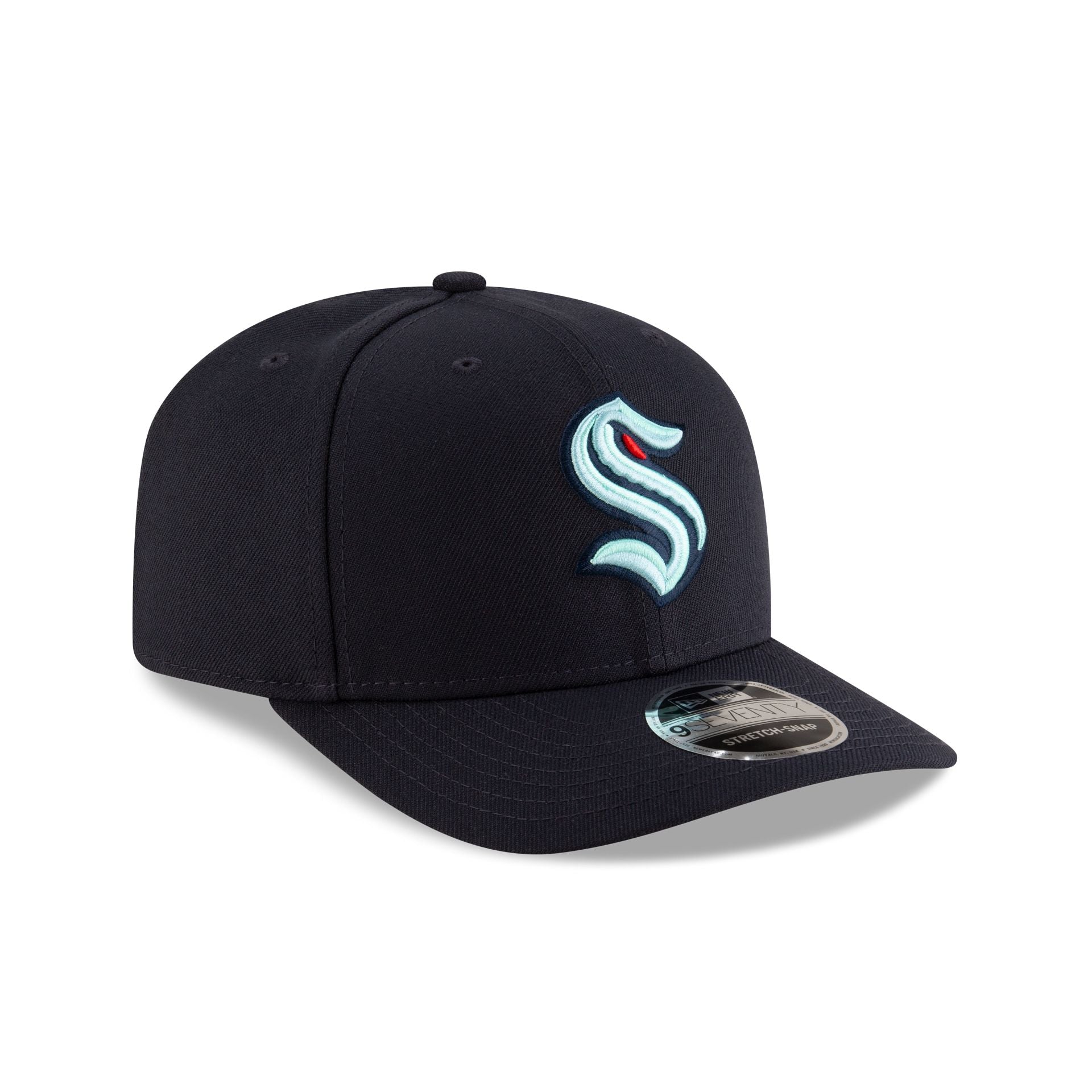 Seattle Kraken Team 9SEVENTY Stretch-Snap Hat - Image 3