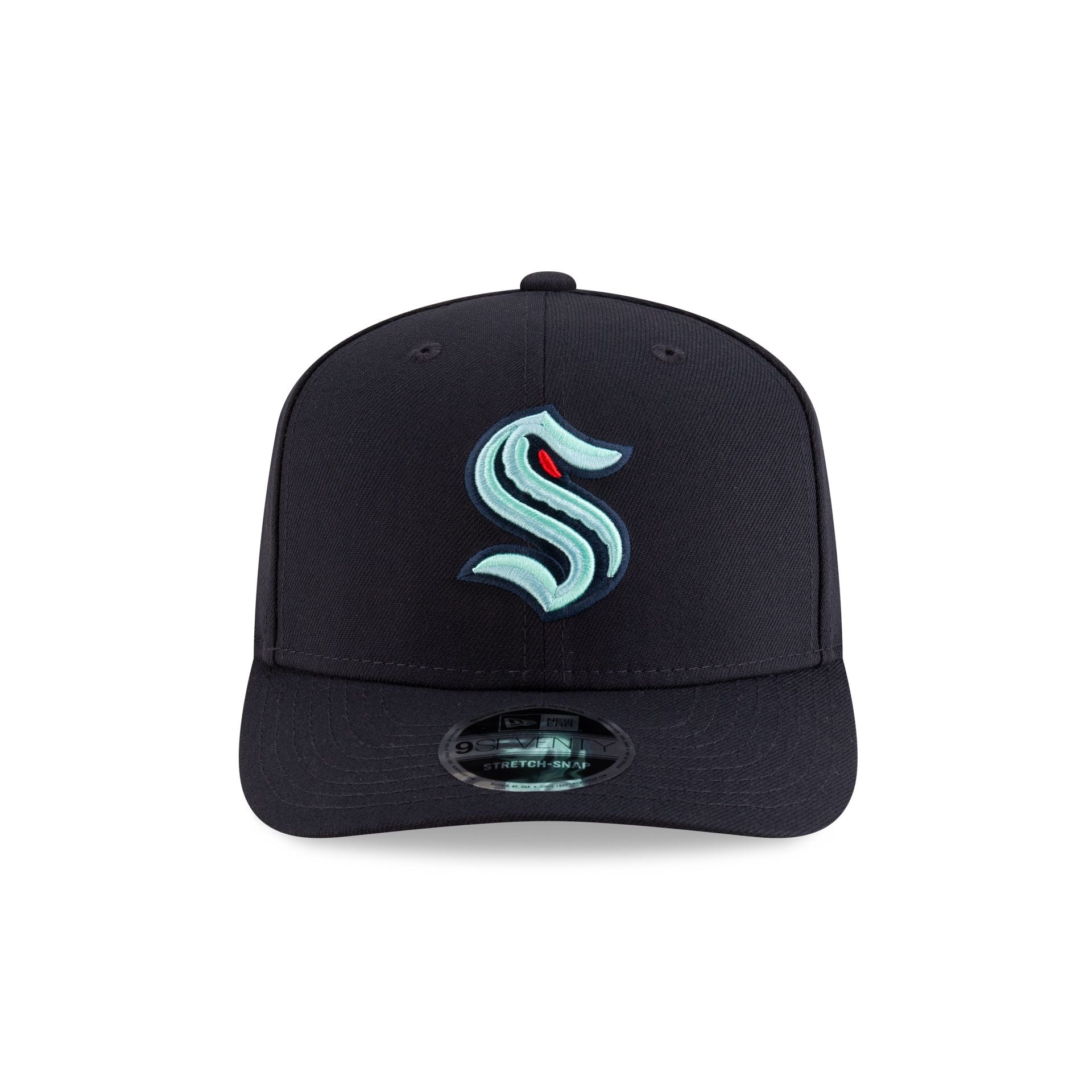 Seattle Kraken Team 9SEVENTY Stretch-Snap Hat - Image 2