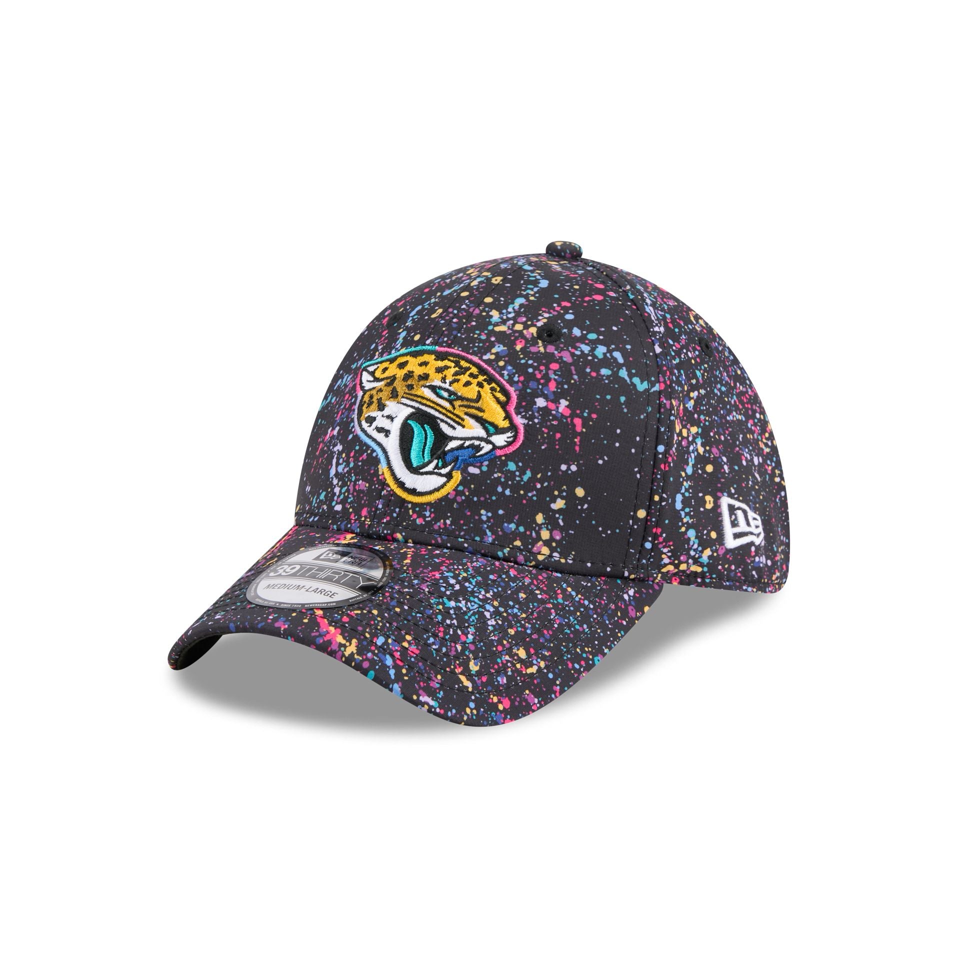 Jacksonville Jaguars 2025 Crucial Catch 39THIRTY Stretch Fit Hat - Image 3