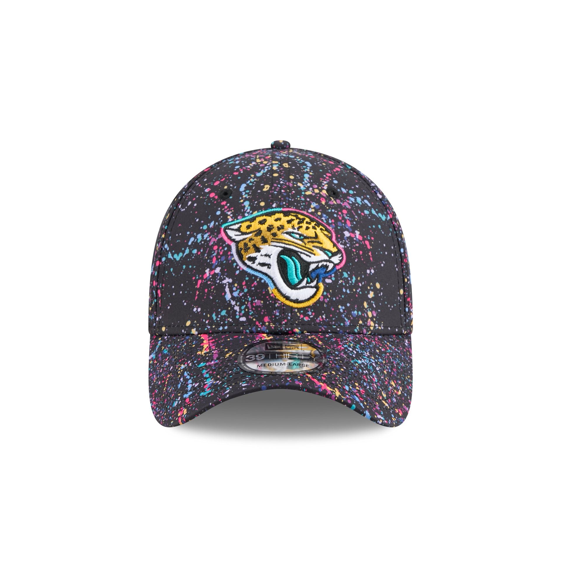 Jacksonville Jaguars 2025 Crucial Catch 39THIRTY Stretch Fit Hat - Image 2