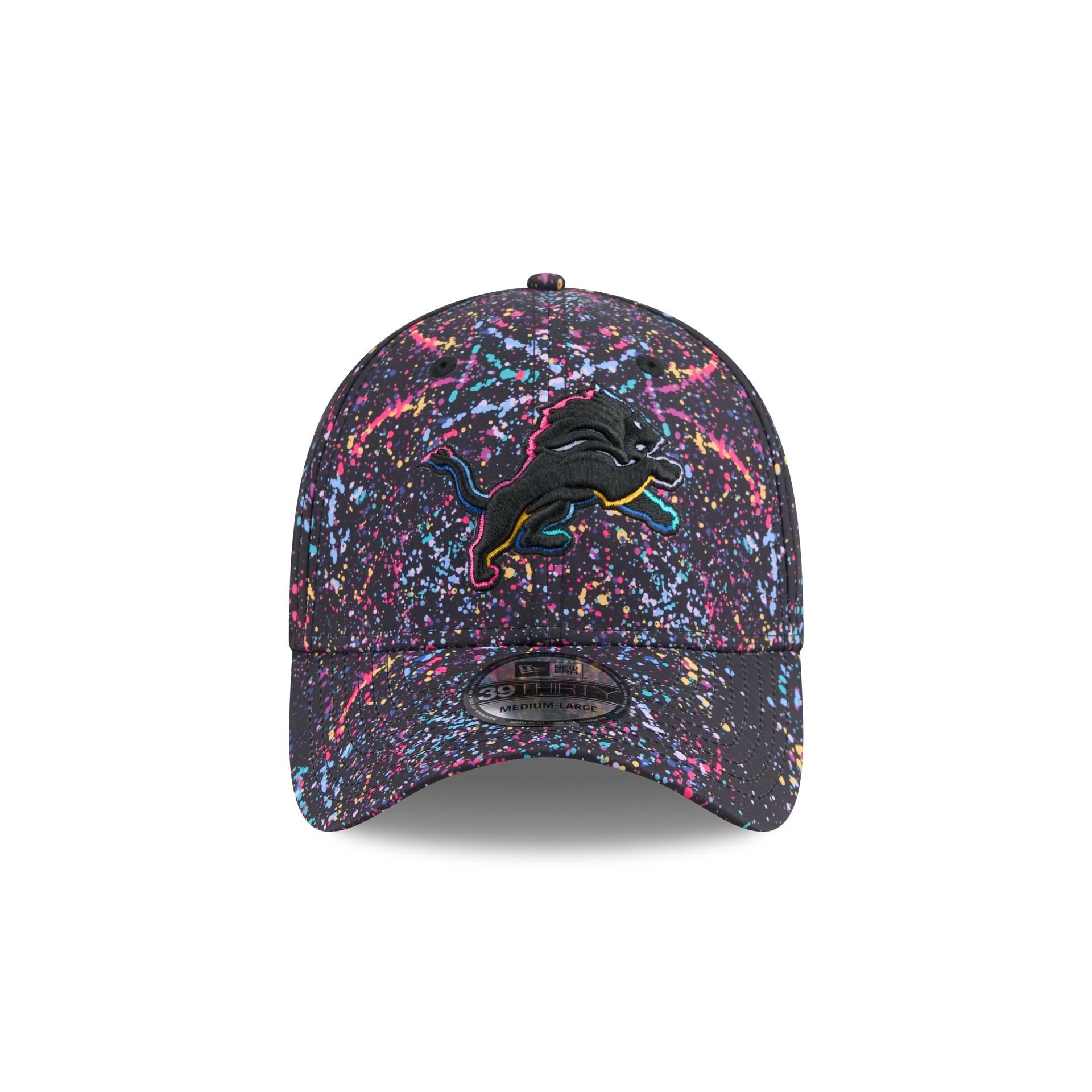 Detroit Lions 2025 Crucial Catch 39THIRTY Stretch Fit Hat - Image 2