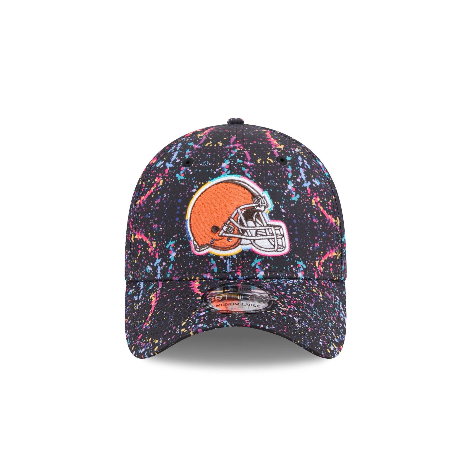 Cleveland Browns 2025 Crucial Catch 39THIRTY Stretch Fit Hat - Image 2