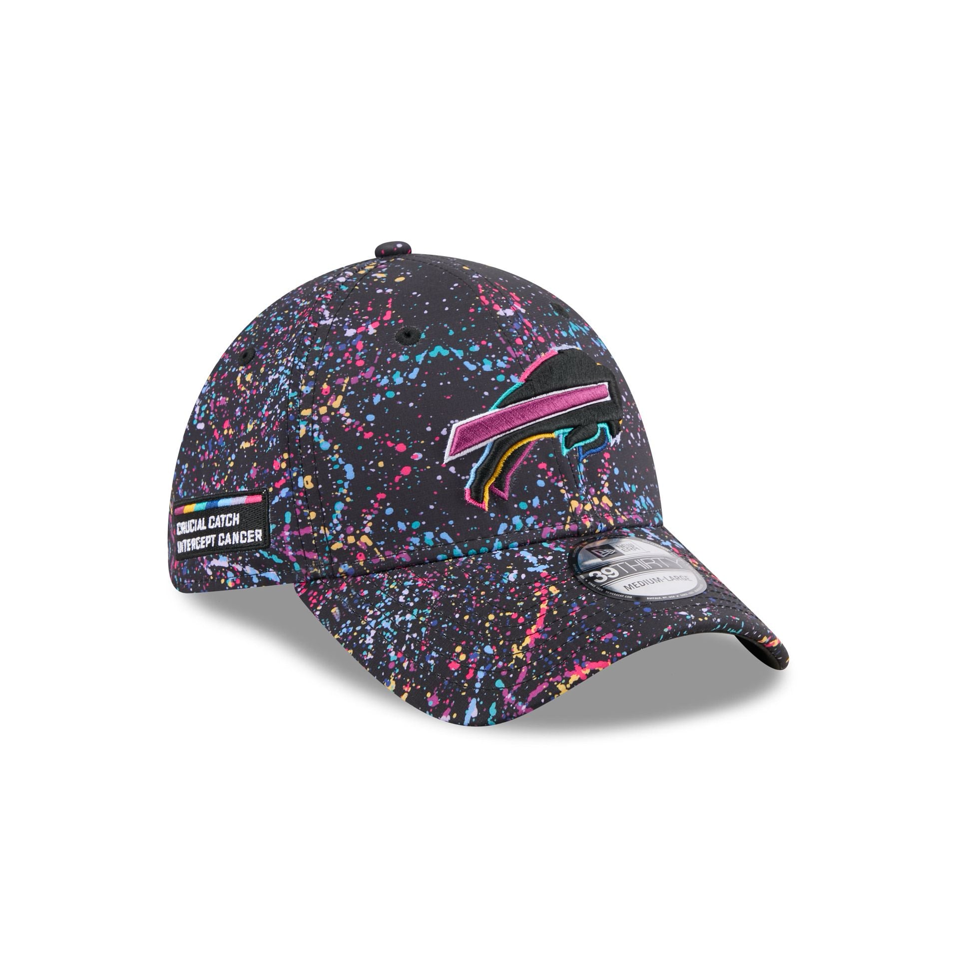 Buffalo Bills 2025 Crucial Catch 39THIRTY Stretch Fit Hat