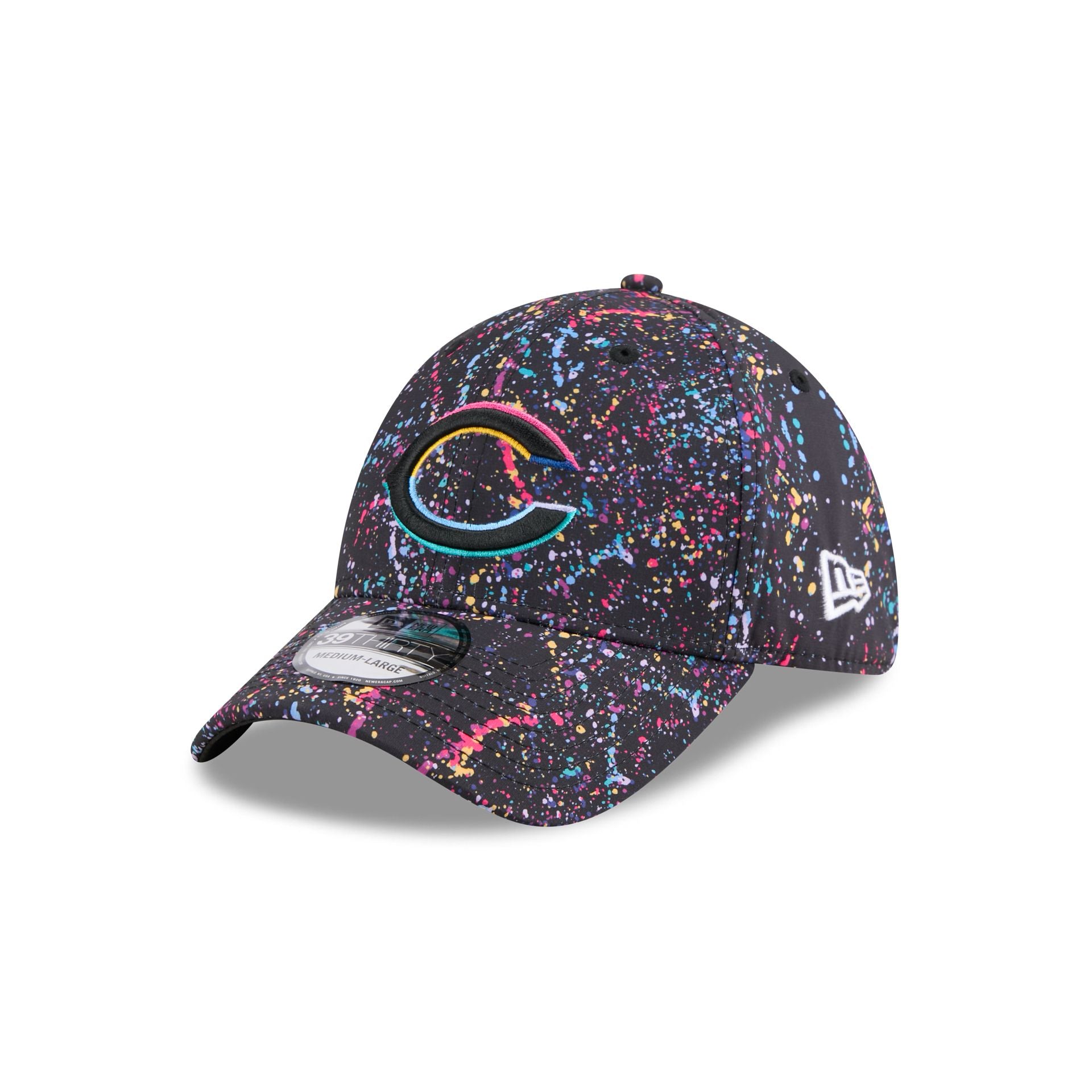 Chicago Bears 2025 Crucial Catch 39THIRTY Stretch Fit Hat - Image 3