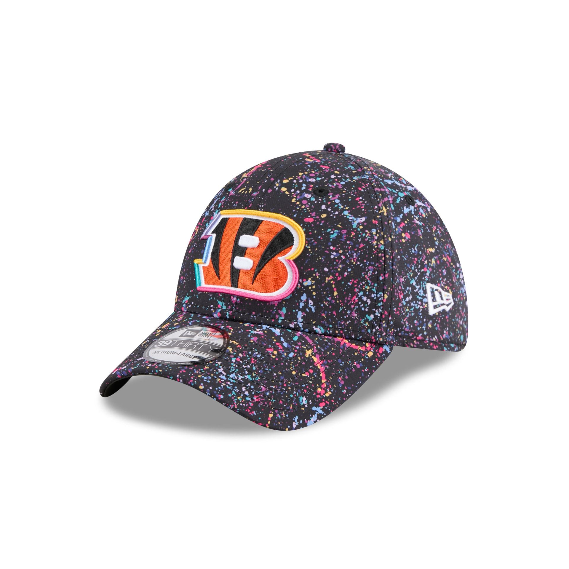 Cincinnati Bengals 2025 Crucial Catch 39THIRTY Stretch Fit Hat - Image 3