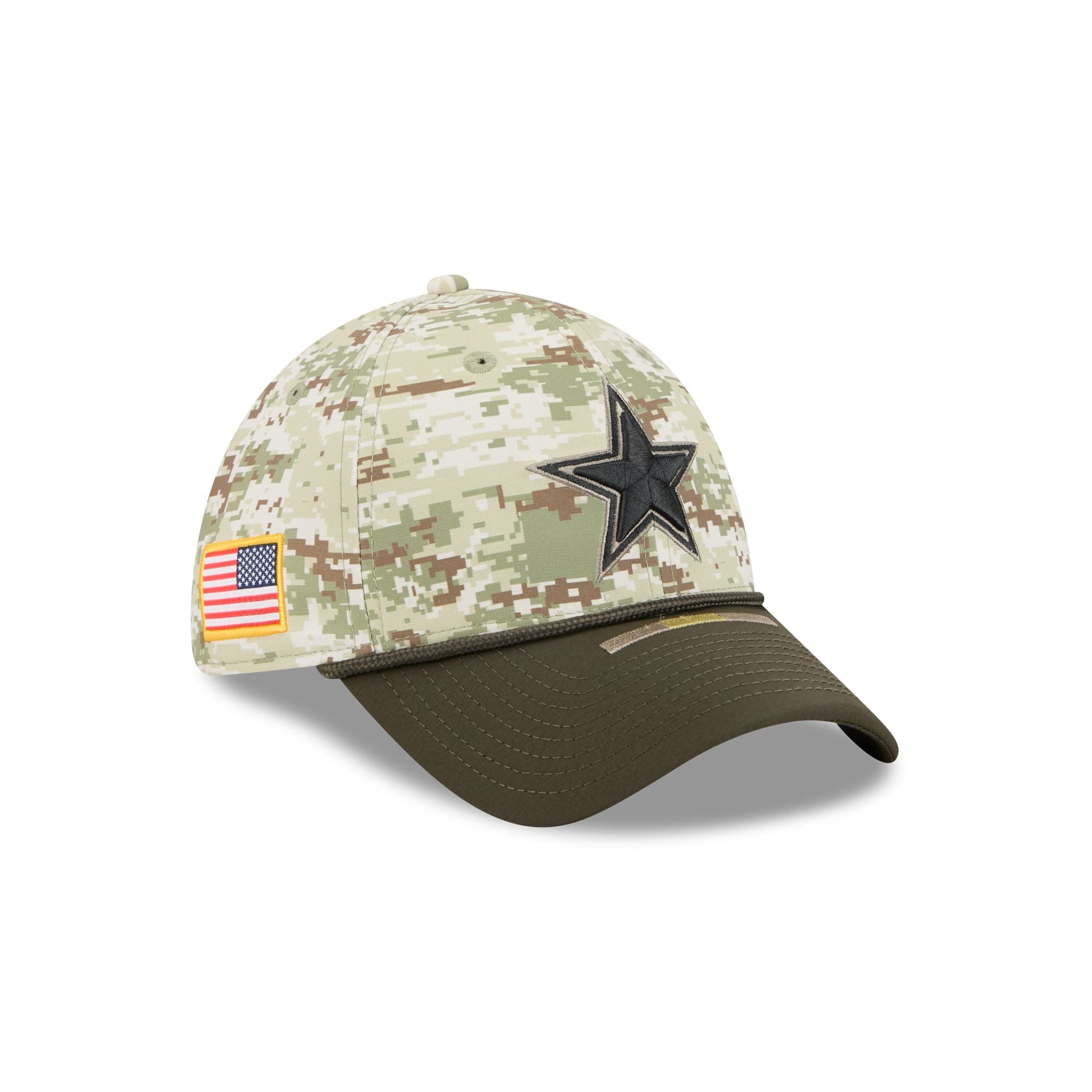 Dallas Cowboys 2025 Salute to Service Digi Camo 39THIRTY Stretch Fit H