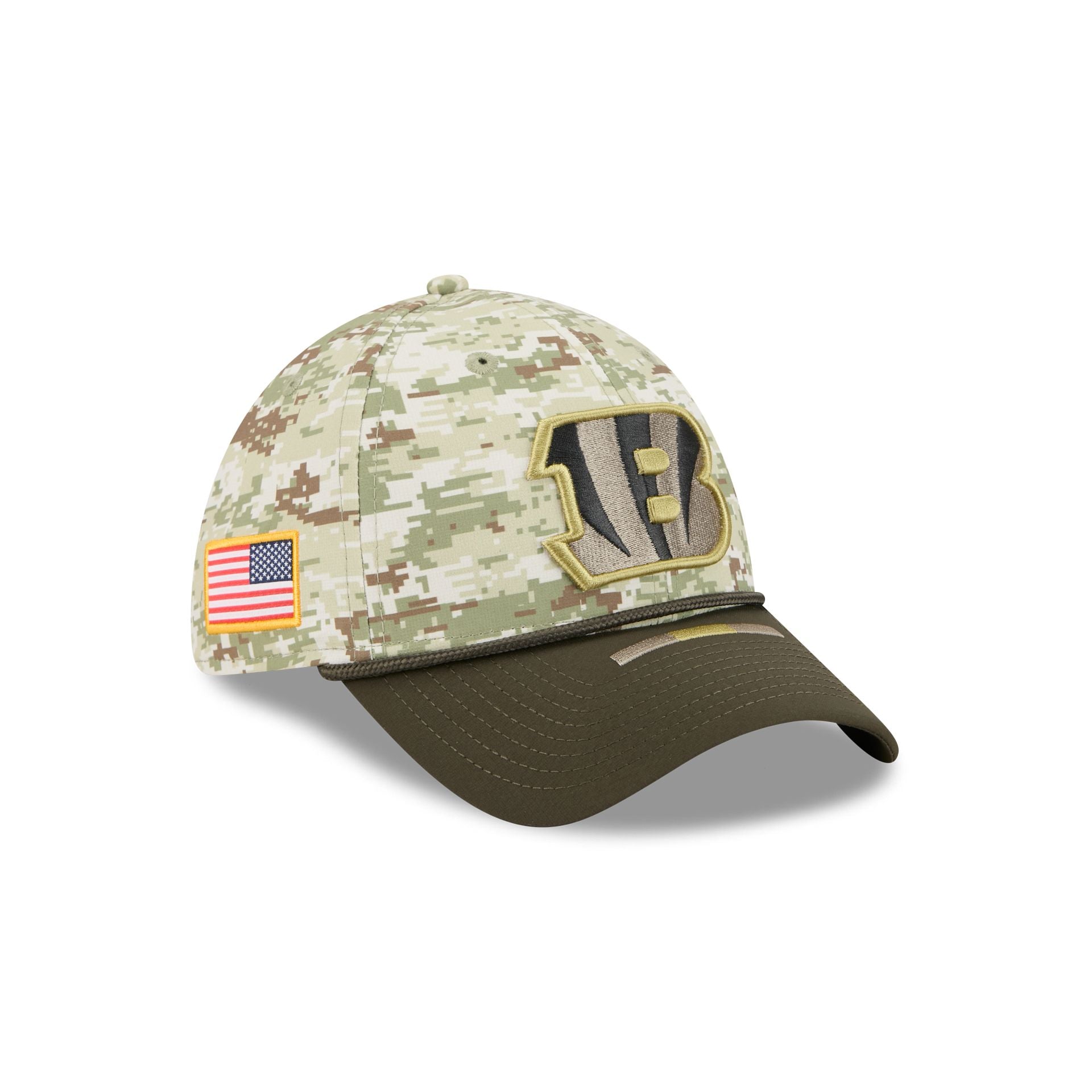 Cincinnati Bengals 2025 Salute to Service Digi Camo 39THIRTY Stretch F