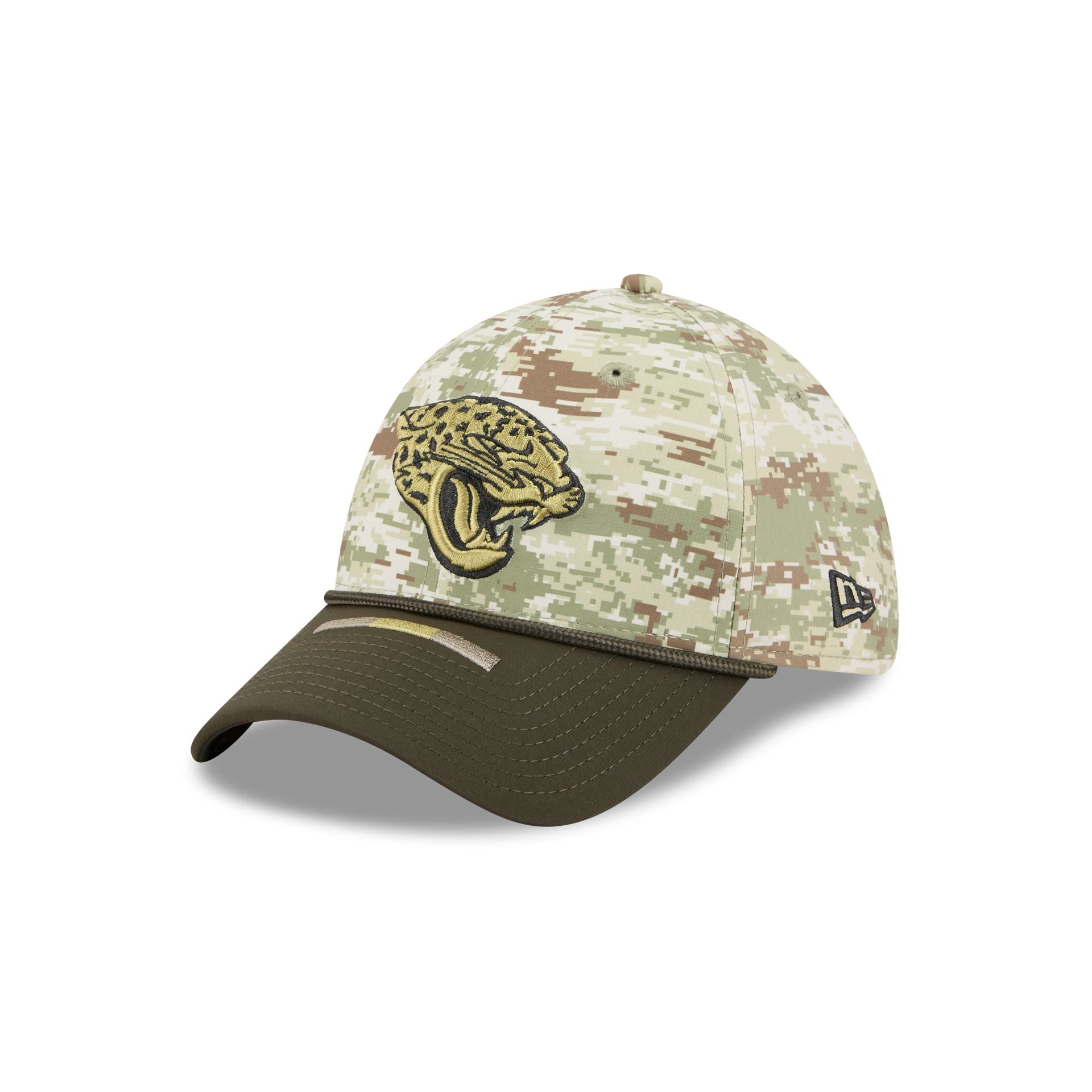 Jacksonville Jaguars 2025 Salute to Service Digi Camo 39THIRTY Stretch - Image 3