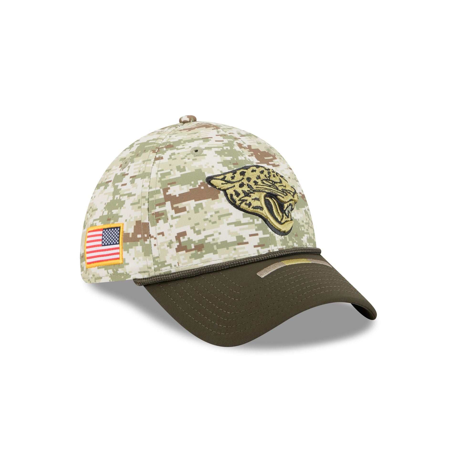 Jacksonville Jaguars 2025 Salute to Service Digi Camo 39THIRTY Stretch