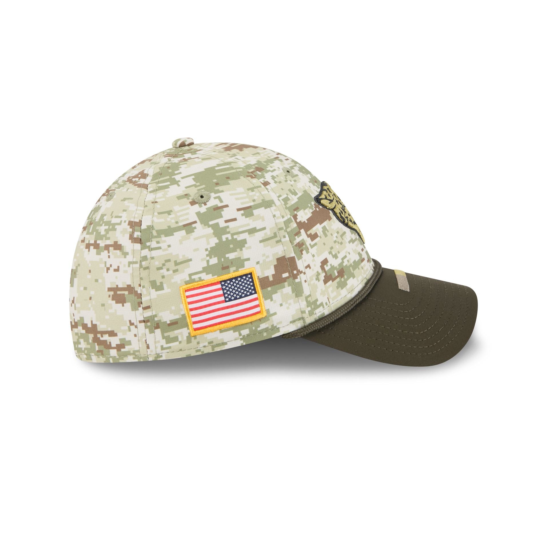 Jacksonville Jaguars 2025 Salute to Service Digi Camo 39THIRTY Stretch - Image 4