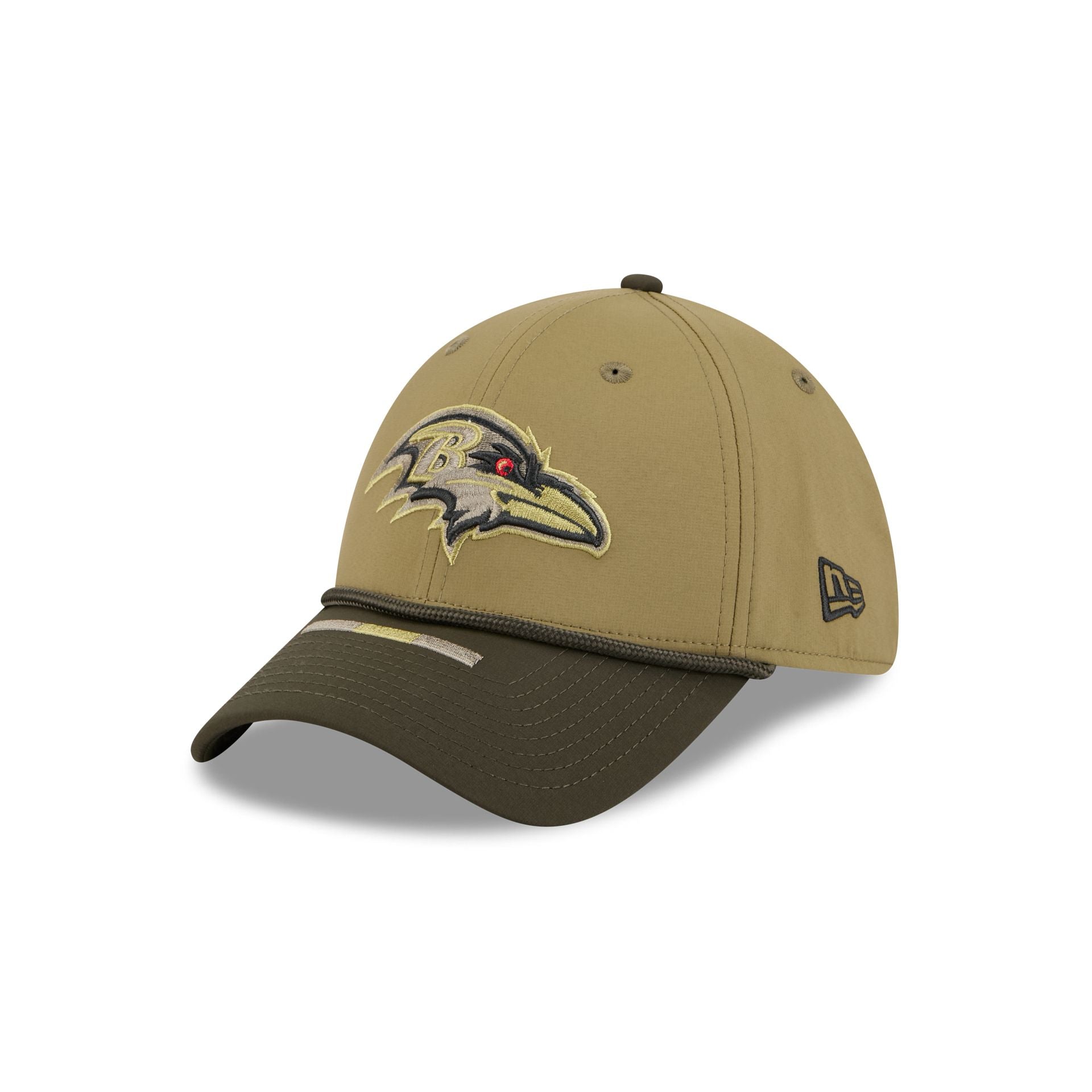 Baltimore Ravens 2025 Salute to Service 39THIRTY Stretch Fit Hat - Image 3