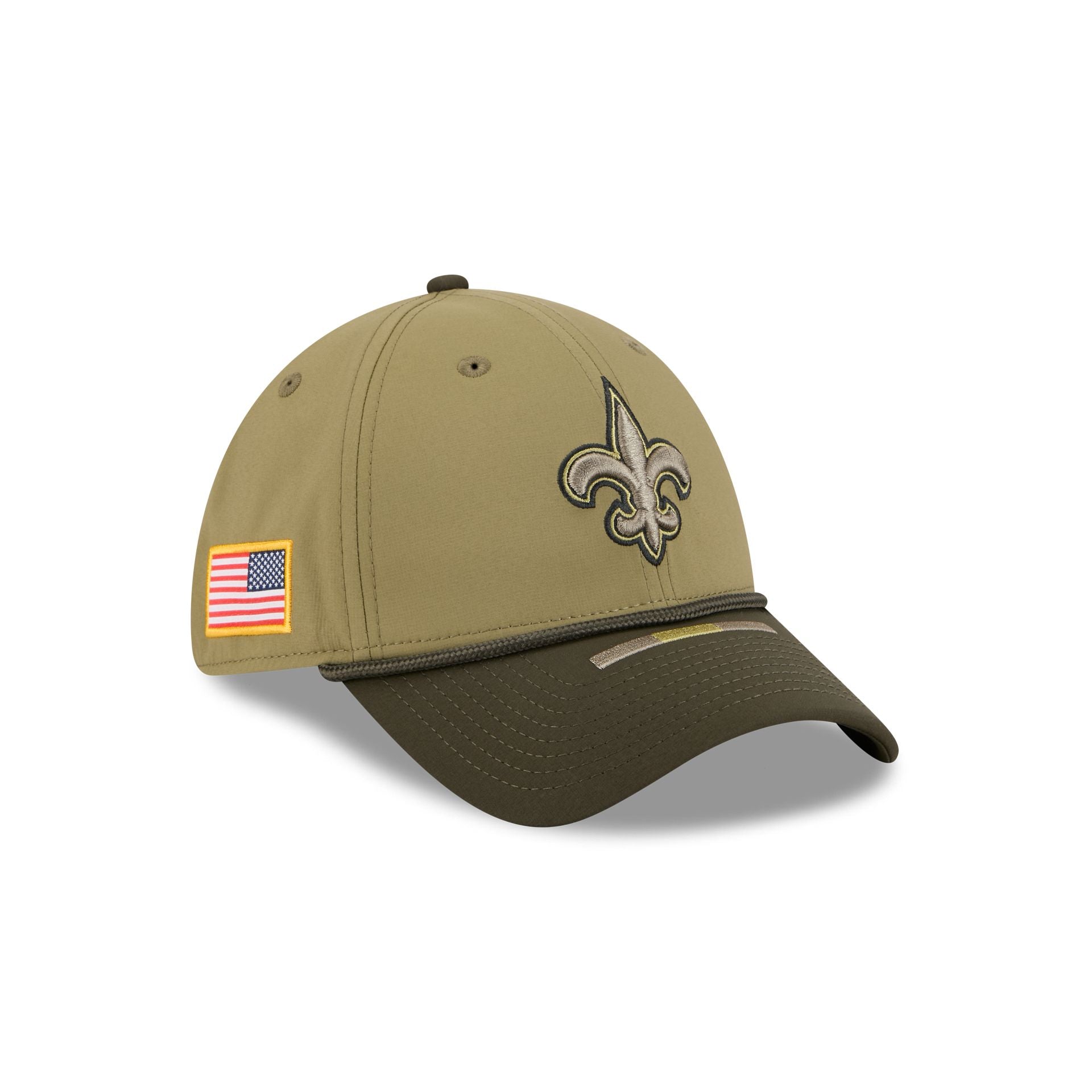 New Orleans Saints 2025 Salute to Service 39THIRTY Stretch Fit Hat