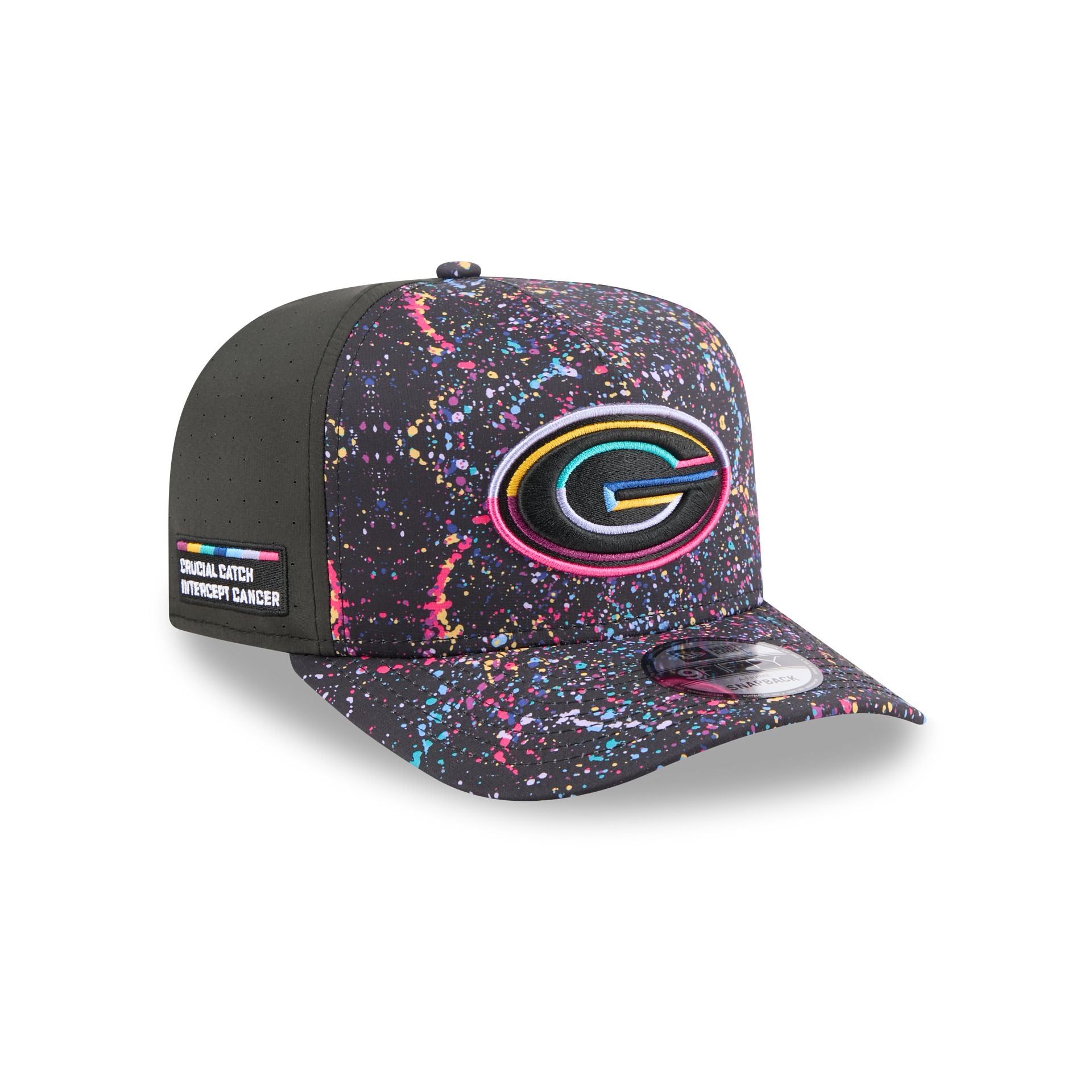 Green Bay Packers 2025 Crucial Catch 9FIFTY A-Frame Snapback Hat
