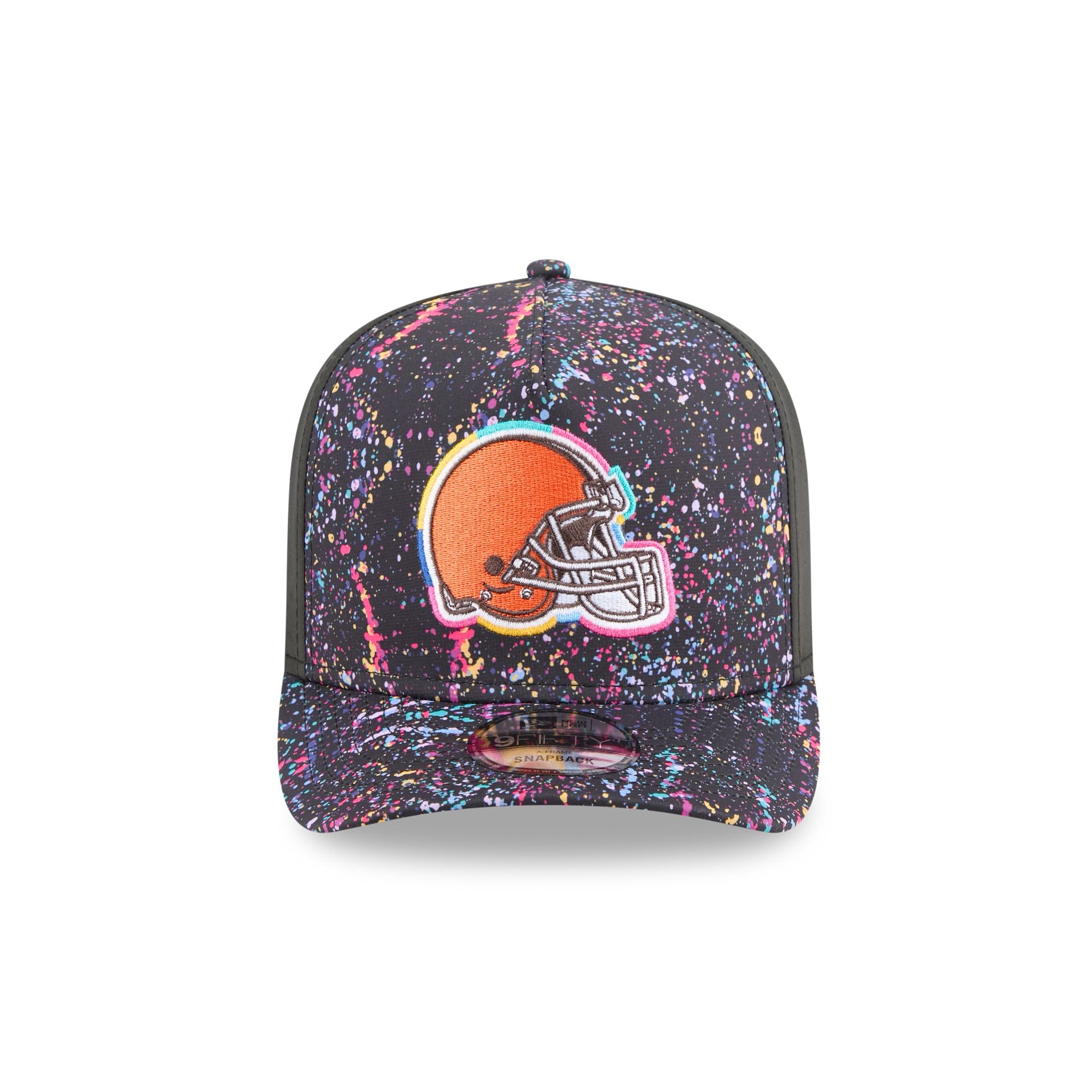 Cleveland Browns 2025 Crucial Catch 9FIFTY A-Frame Snapback Hat - Image 2