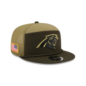 Carolina Panthers 2025 Salute to Service Split Panel 9FIFTY Trucker Ha