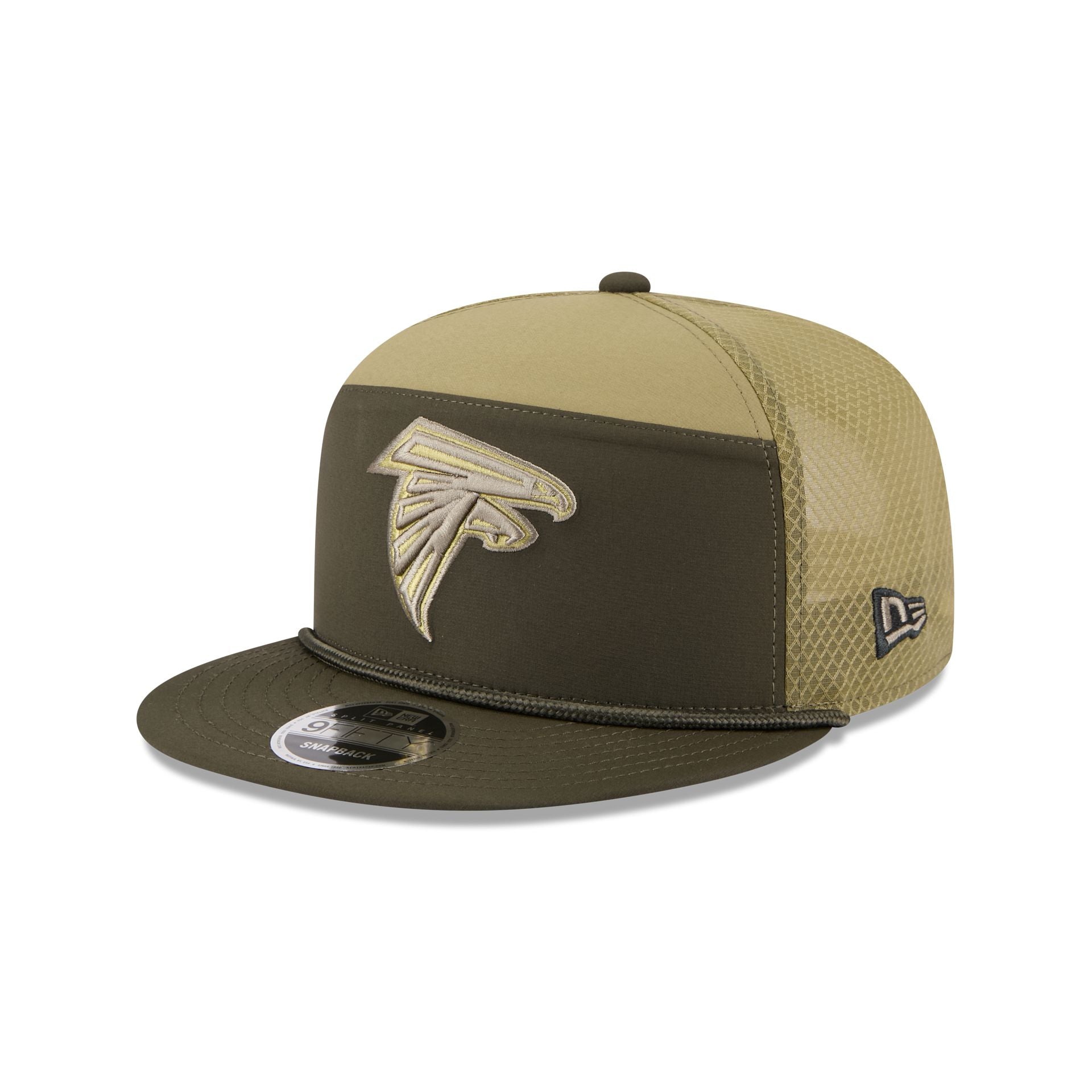 Atlanta Falcons 2025 Salute to Service Split Panel 9FIFTY Trucker Hat - Image 3