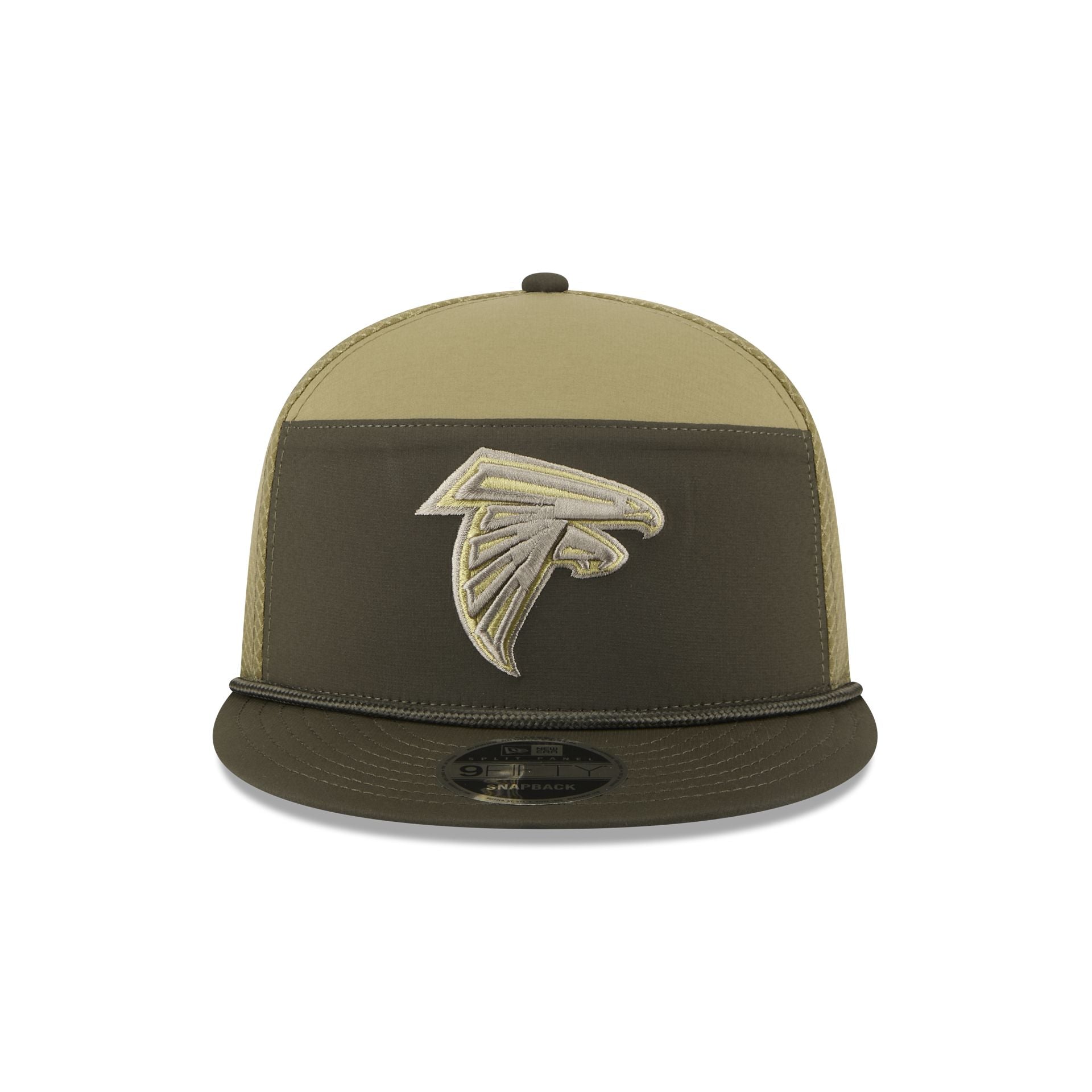 Atlanta Falcons 2025 Salute to Service Split Panel 9FIFTY Trucker Hat - Image 2