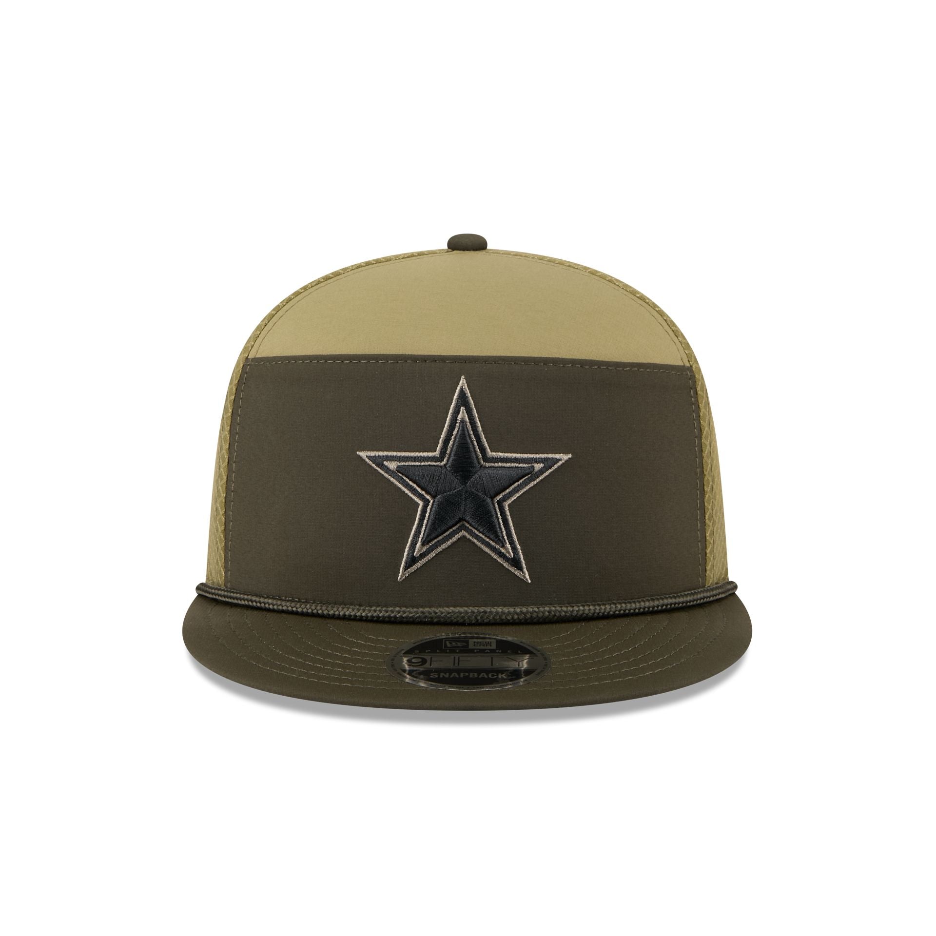 Dallas Cowboys 2025 Salute to Service Split Panel 9FIFTY Trucker Hat - Image 2