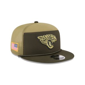 Jacksonville Jaguars 2025 Salute to Service Split Panel 9FIFTY Trucker
