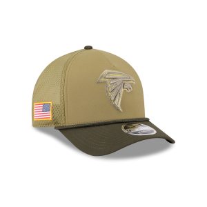 Atlanta Falcons 2025 Salute to Service 9FORTY M-Crown A-Frame Trucker