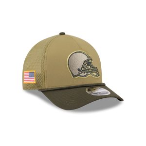 Cleveland Browns 2025 Salute to Service 9FORTY M-Crown A-Frame Trucker