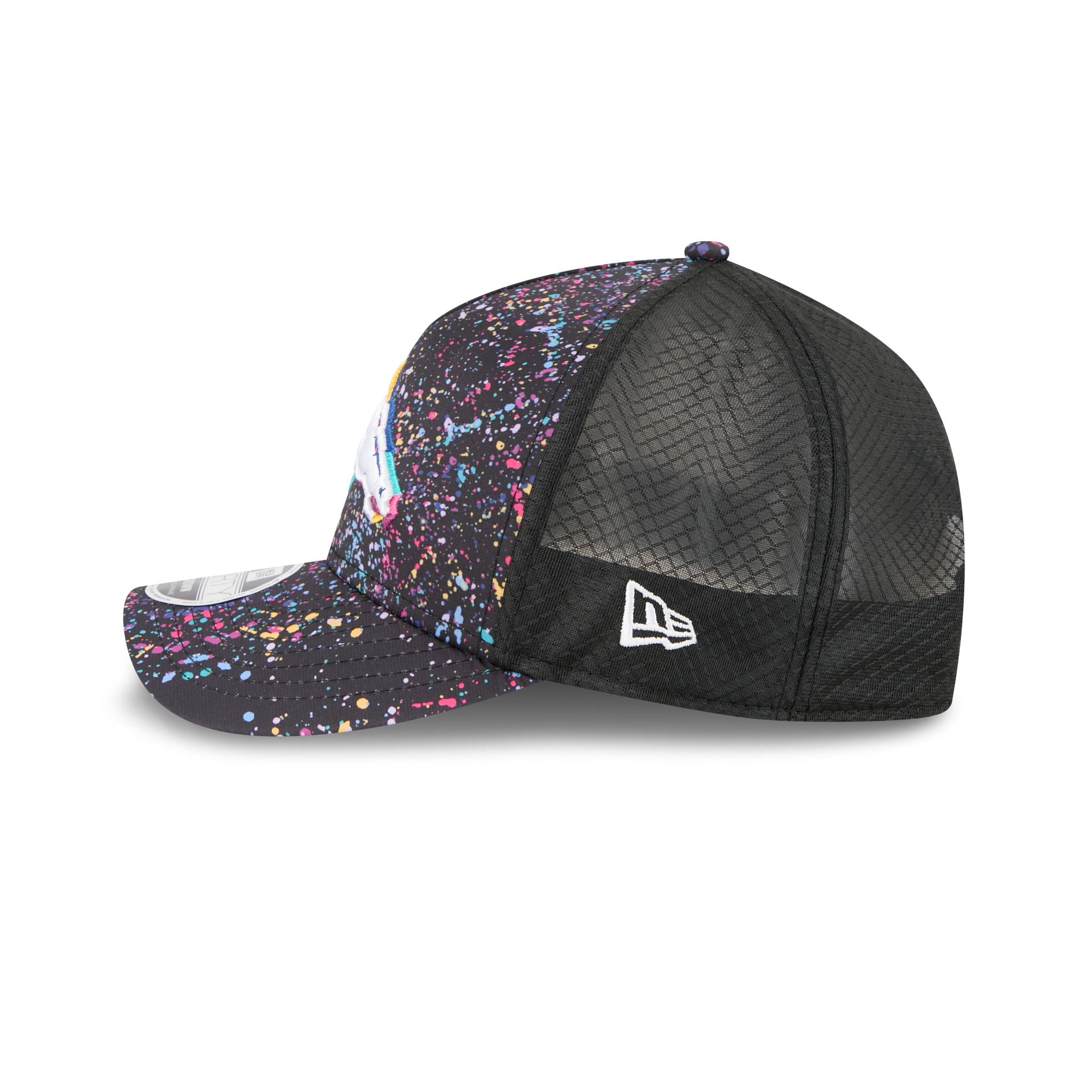 Denver Broncos 2025 Crucial Catch 9FORTY M-Crown A-Frame Trucker Hat - Image 5